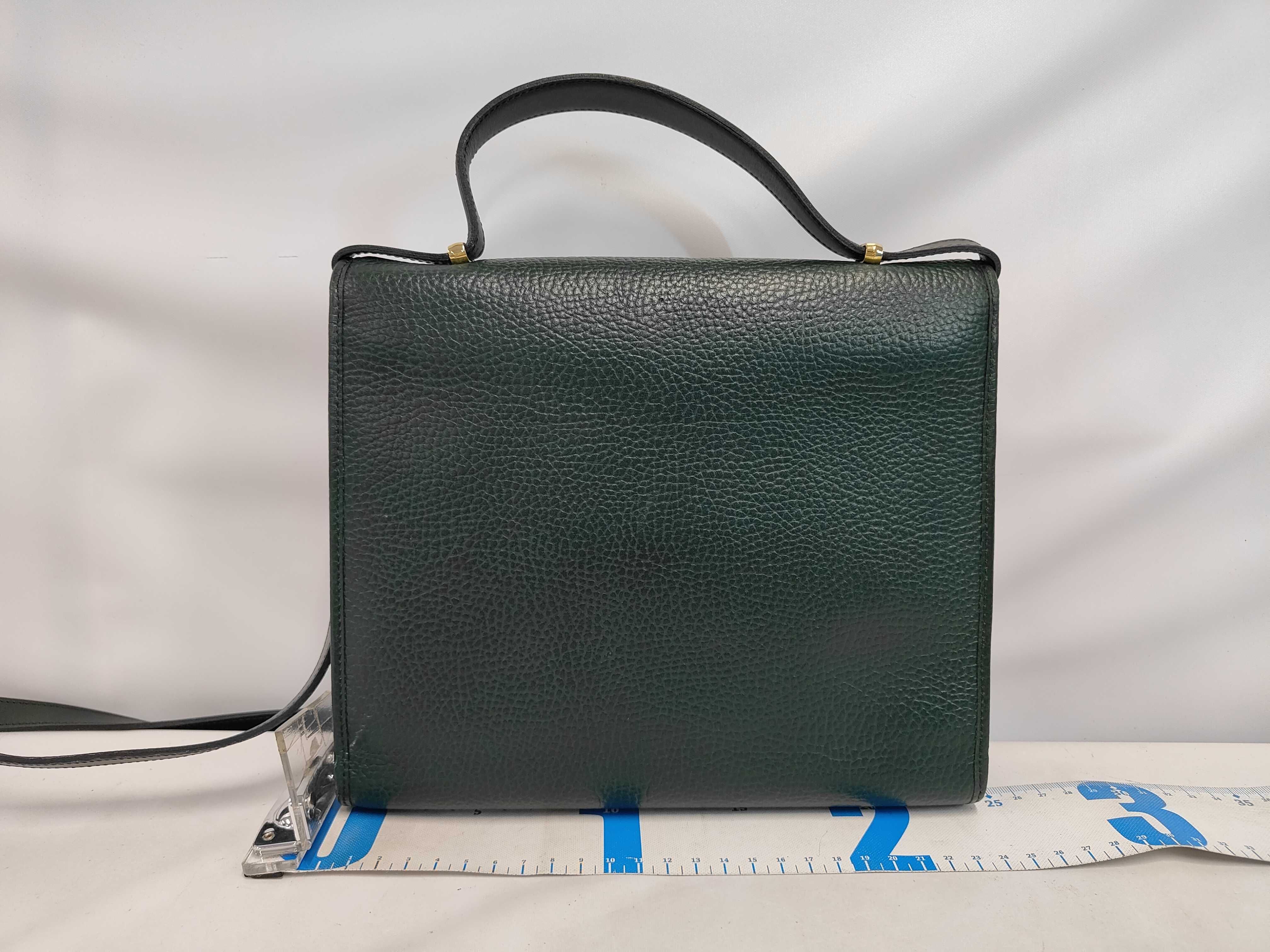 2-way handbag, green shoulder bag — view 2