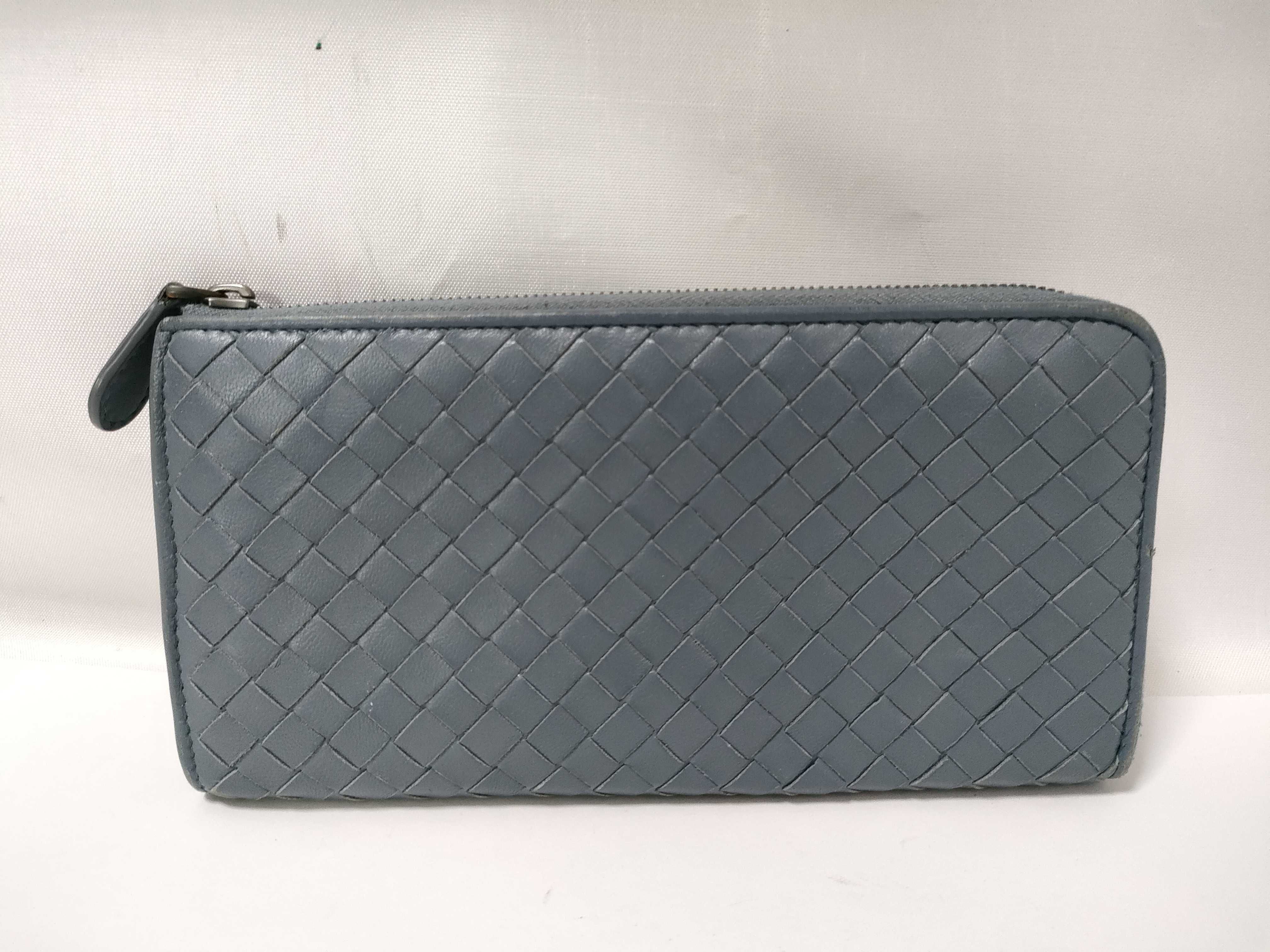 Intrecciato Intrecciato/Sky Blue/Long Wallet
