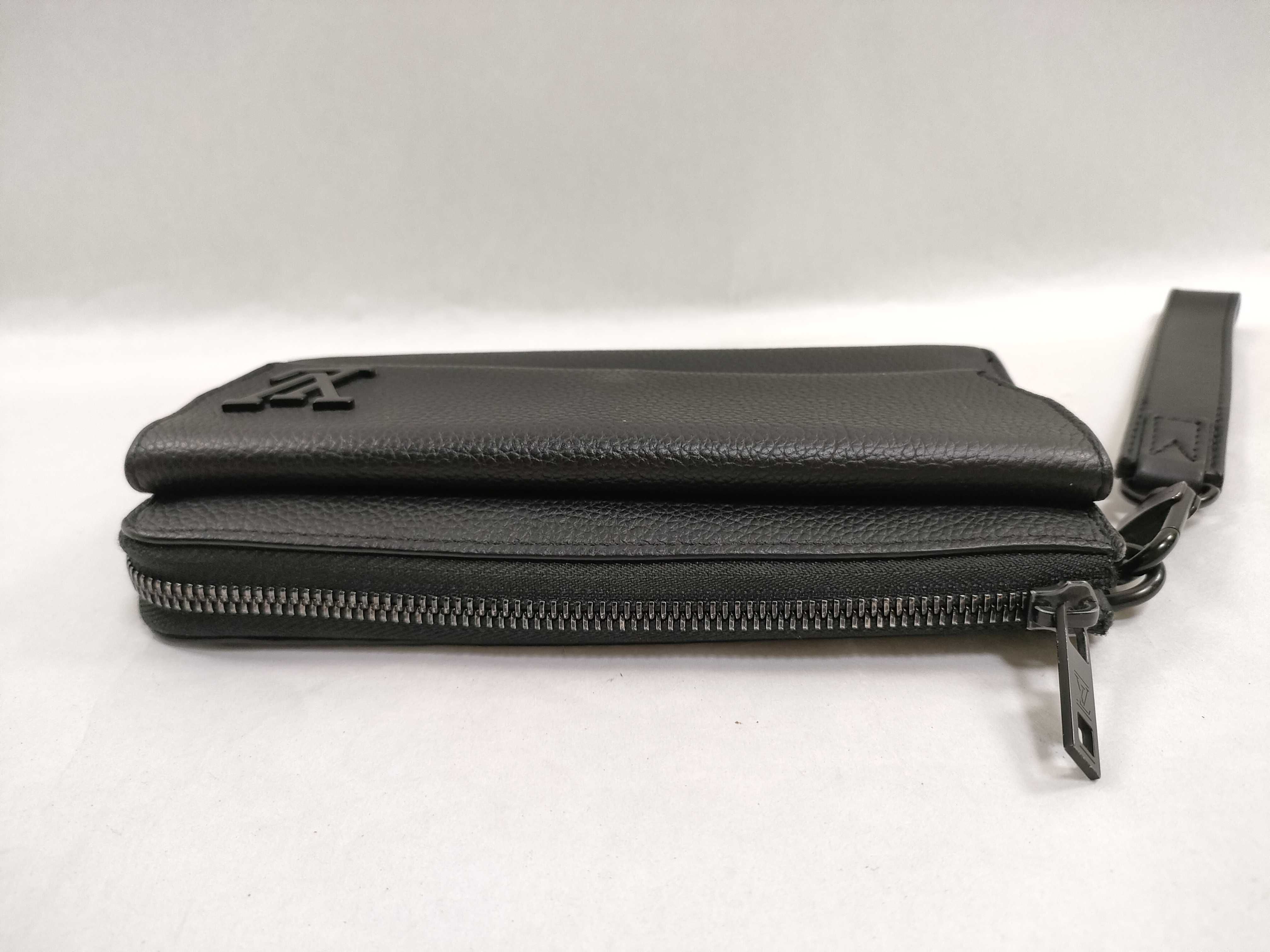 LV Aerogram Zippy Wallet Long Wallet M69831 Noir/Black RFID detected — view 6