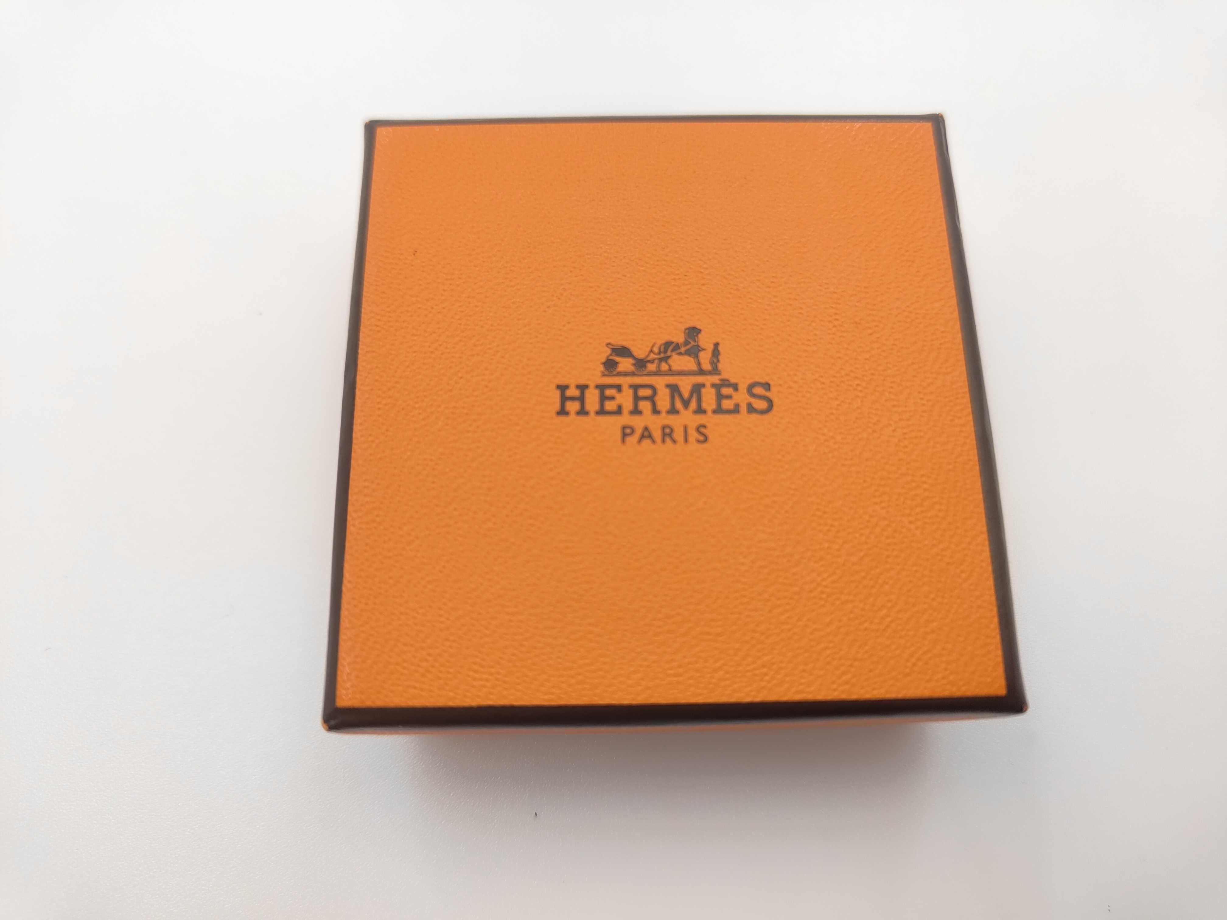 Pop H Earrings in Orange with Silver Hardware — view 7