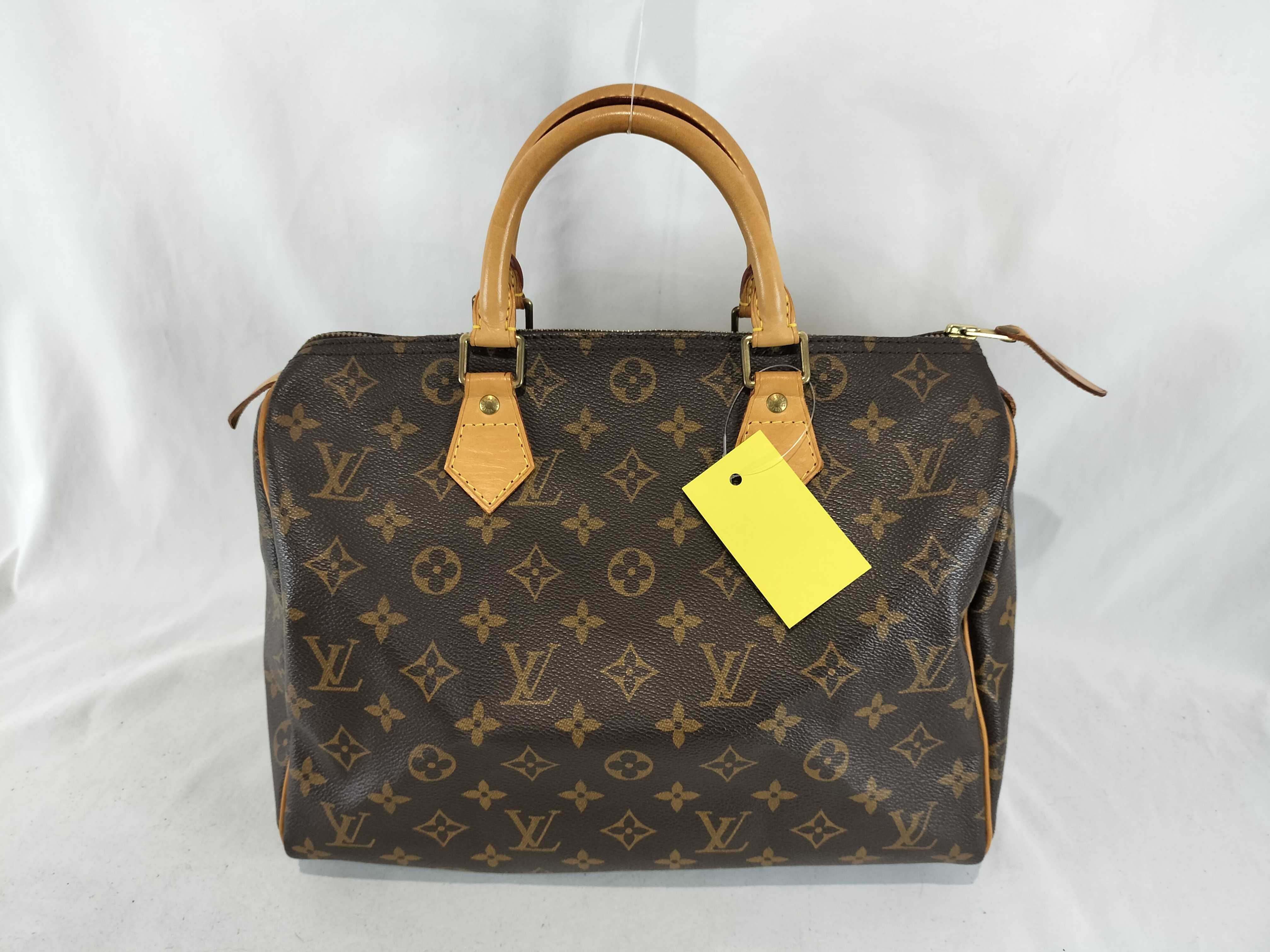 Monogram Speedy 30 Handbag with Padlock