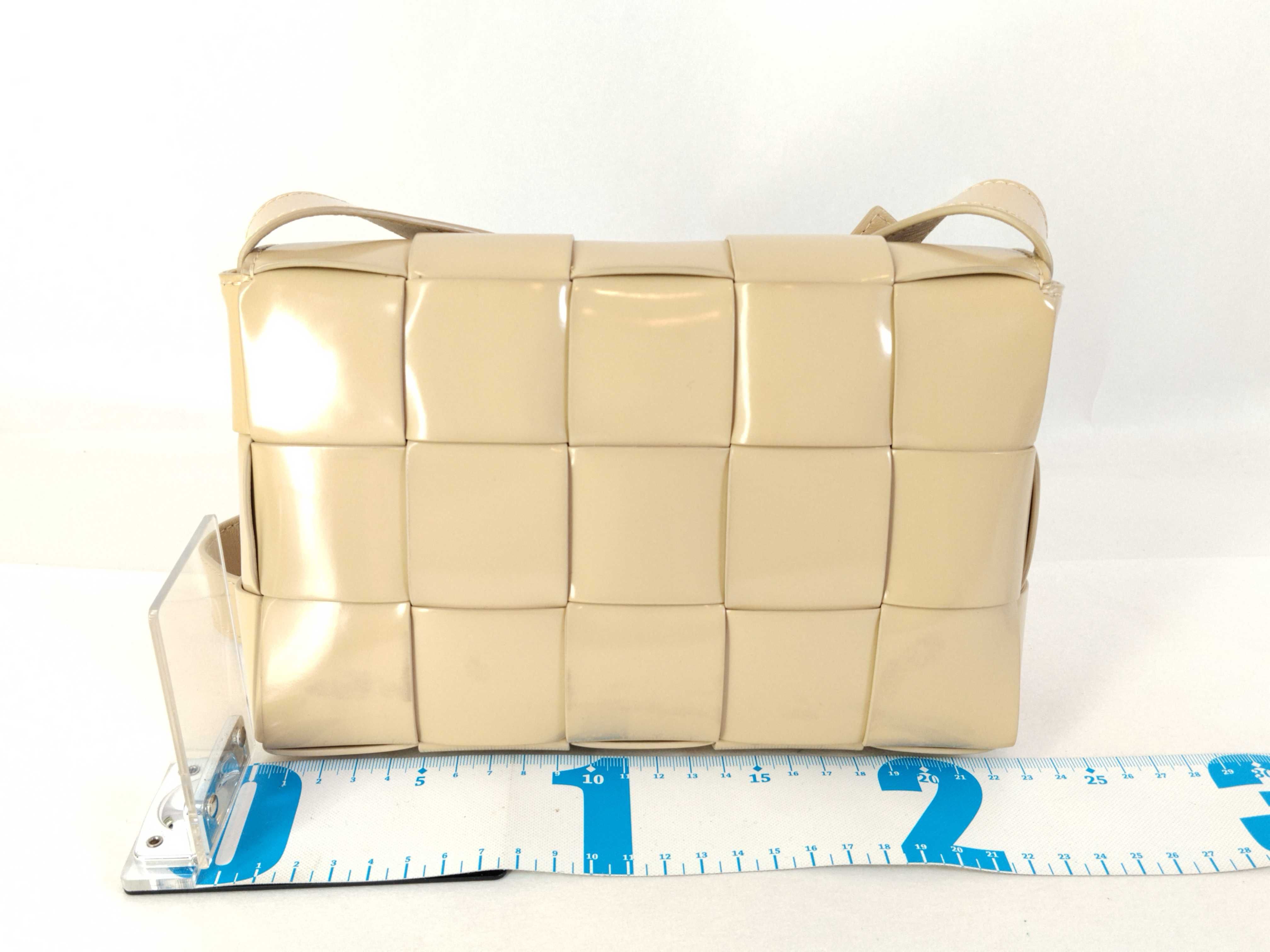 Maxi Intrecciato Cassette Leather Shoulder Bag — view 2