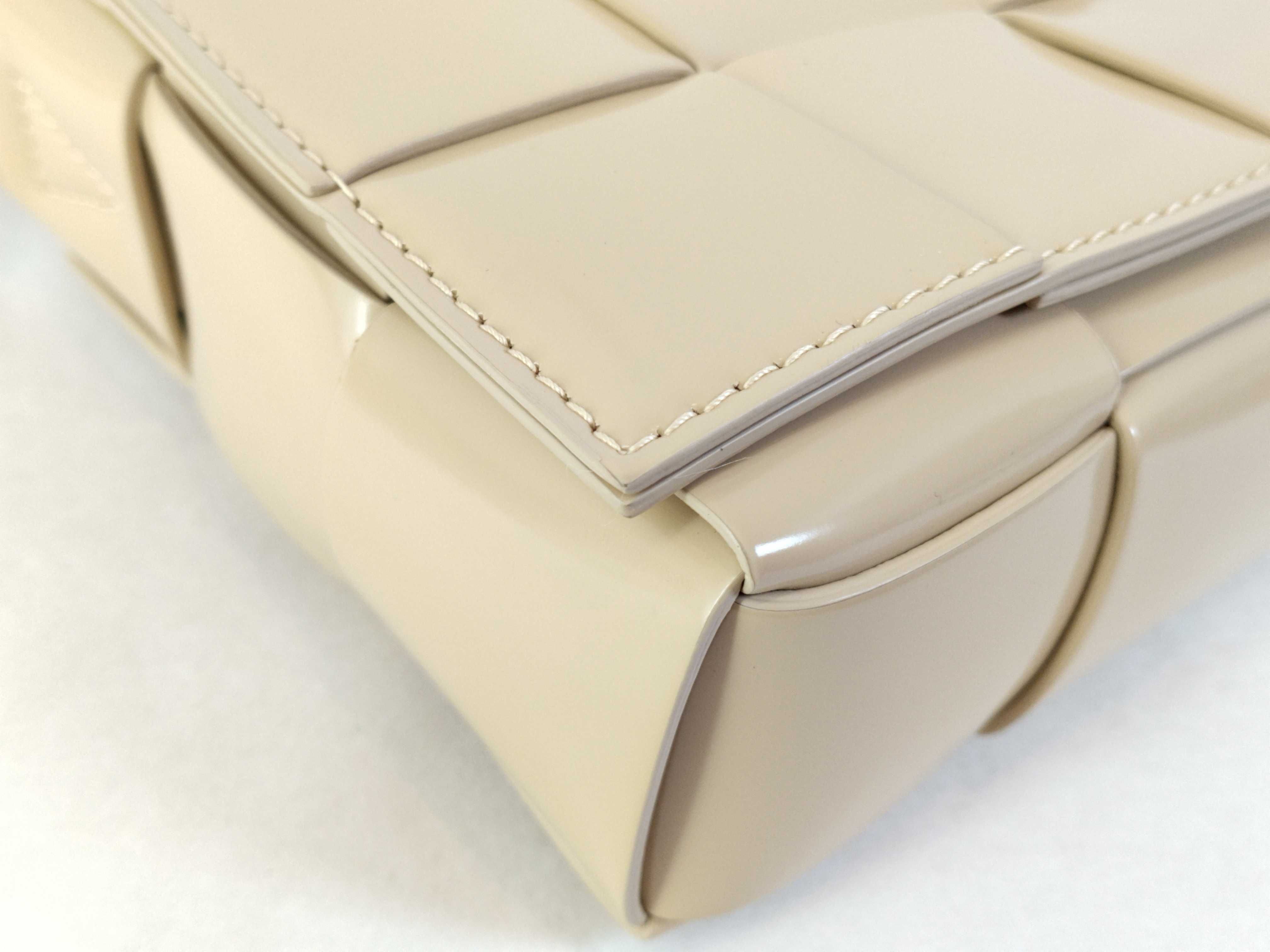 Maxi Intrecciato Cassette Leather Shoulder Bag — view 6
