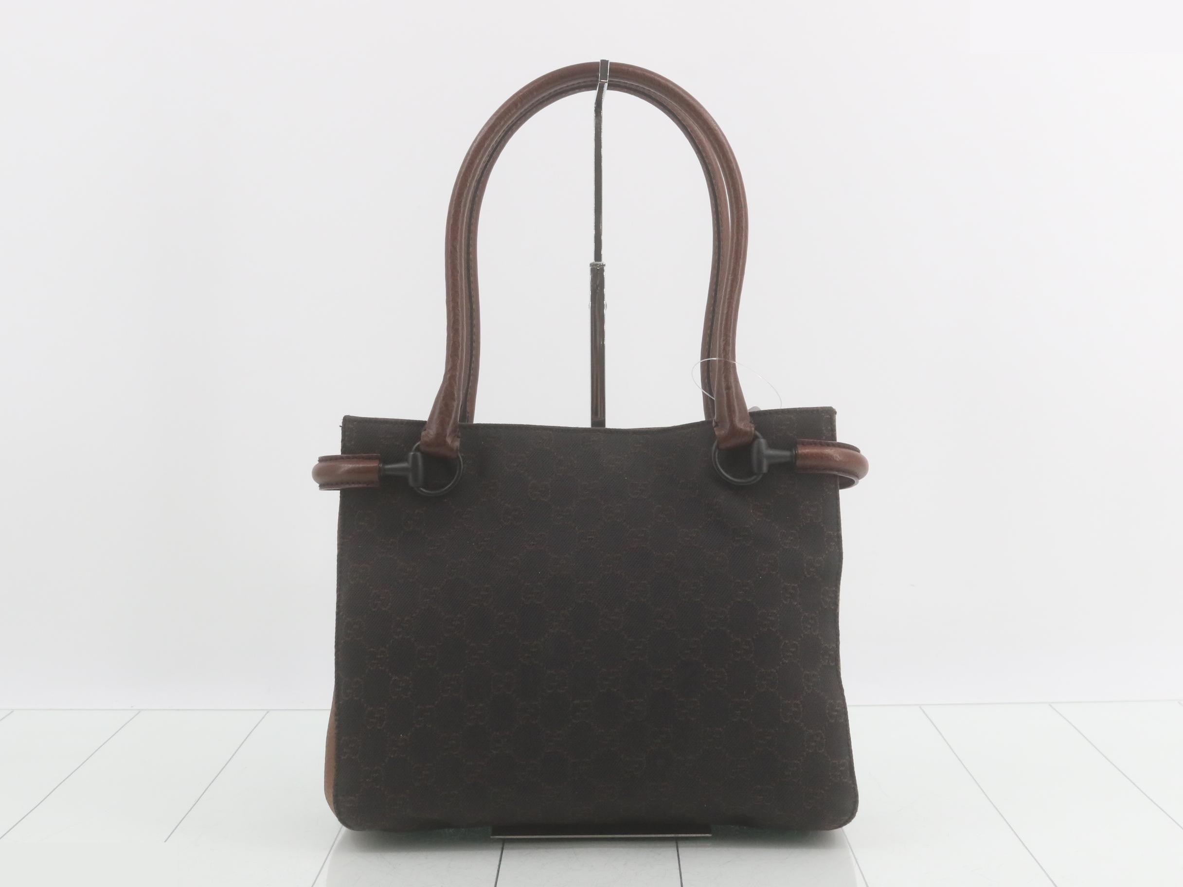 GG Canvas (Bag) 101971 Horsebit Tote Bag — view 2