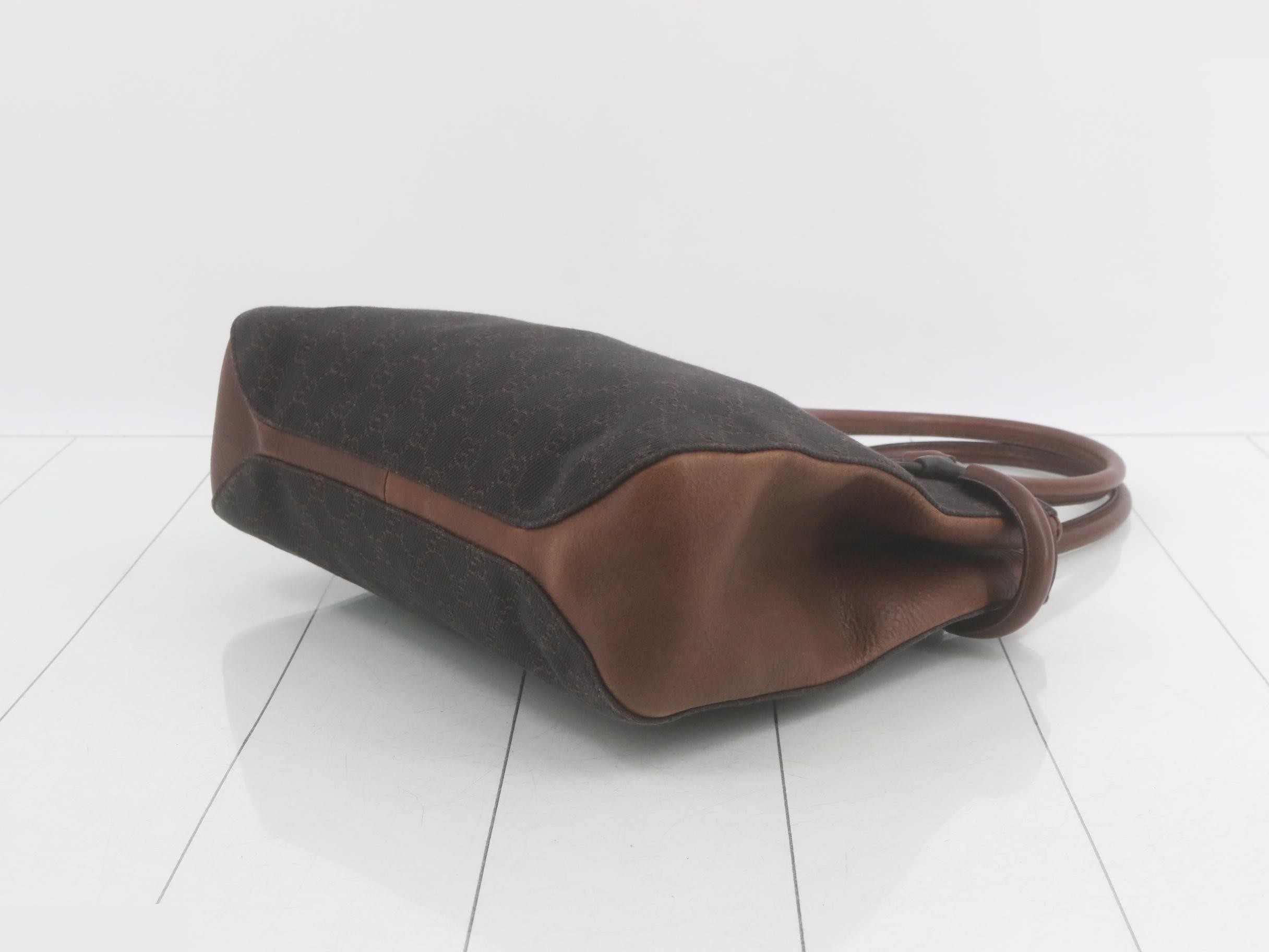 GG Canvas (Bag) 101971 Horsebit Tote Bag — view 6