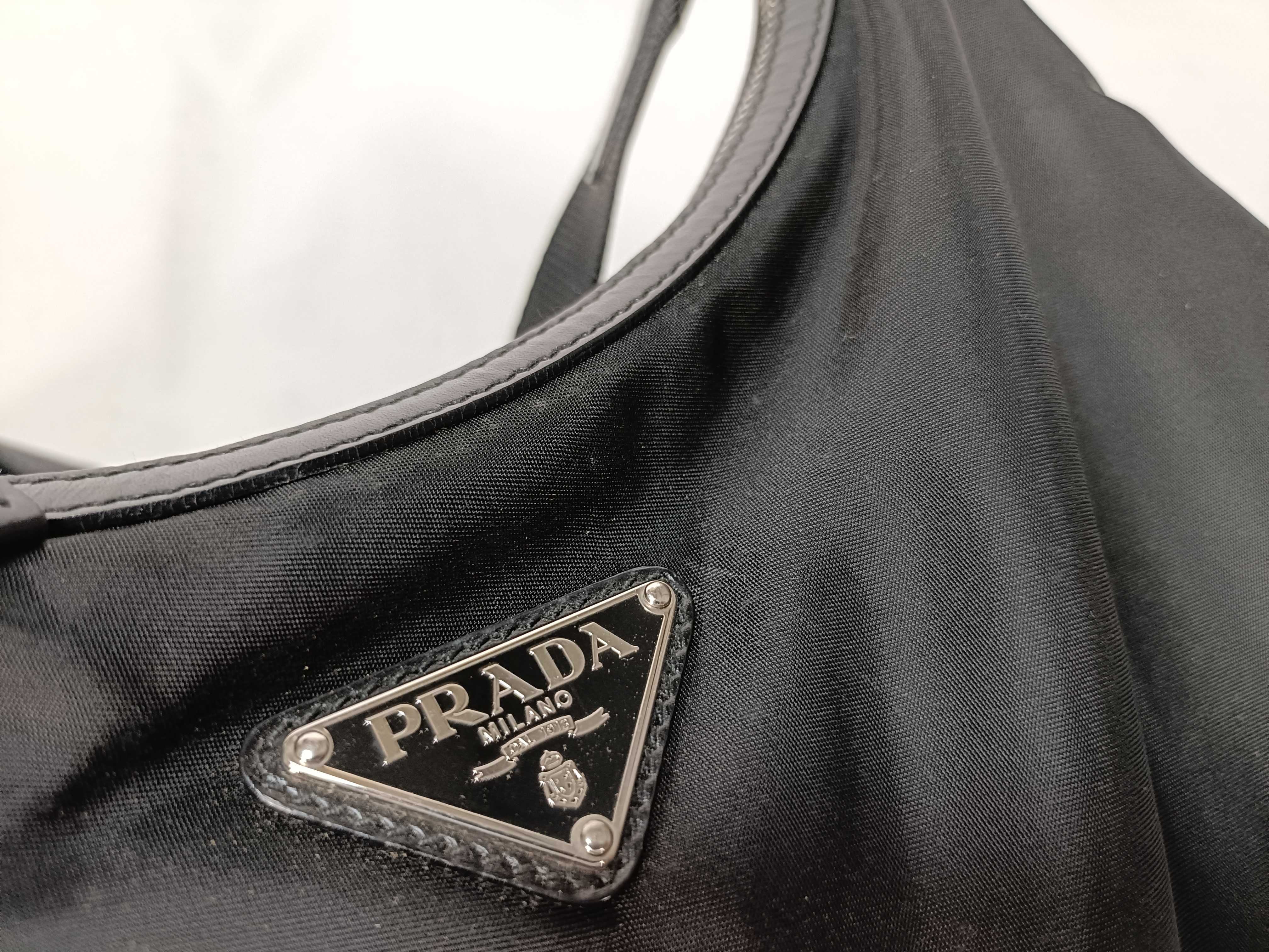 Nylon Shoulder Bag BR3487 Black Shoulder Bag — view 10