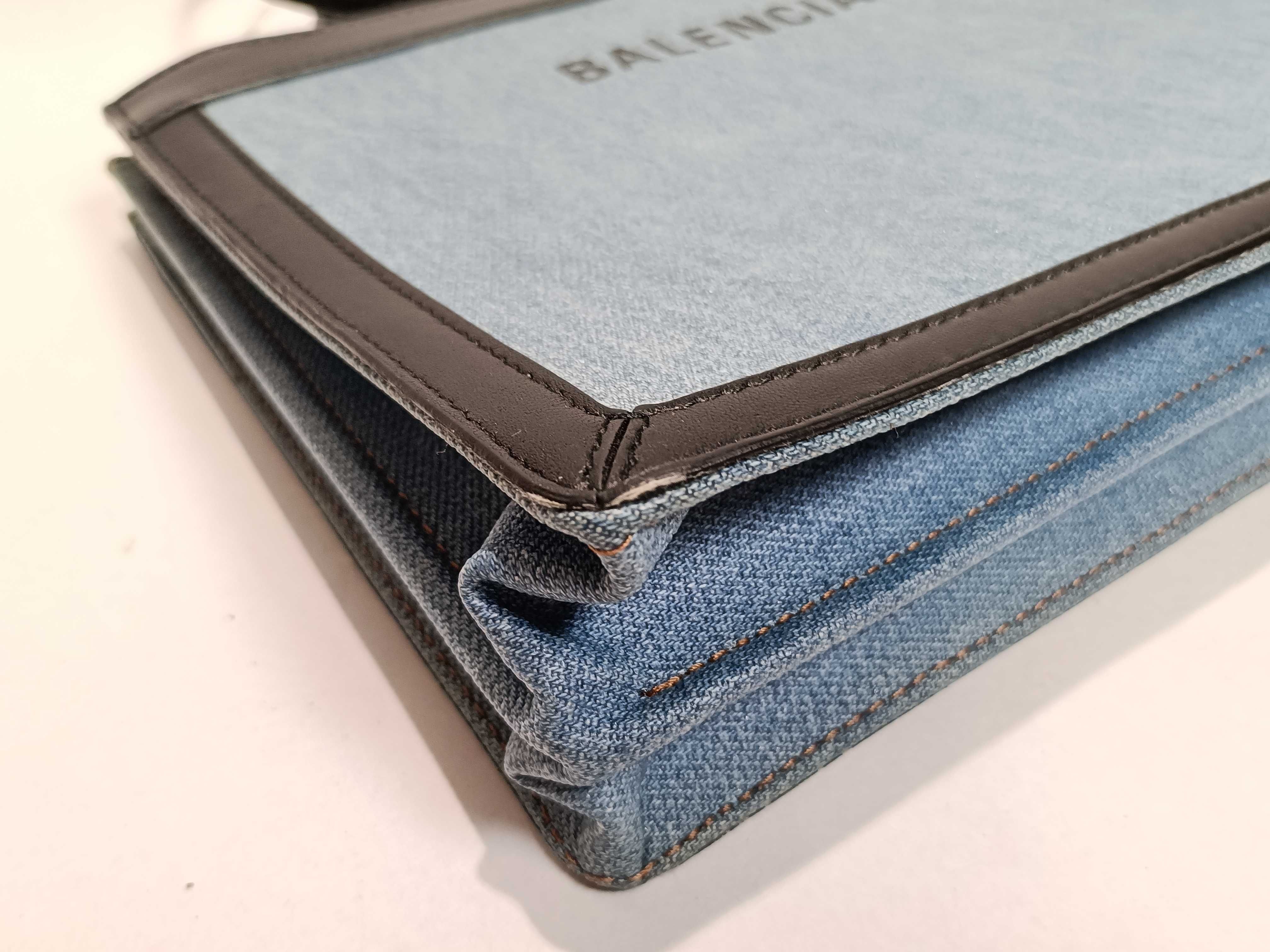 Navy Denim Shoulder Bag — view 7