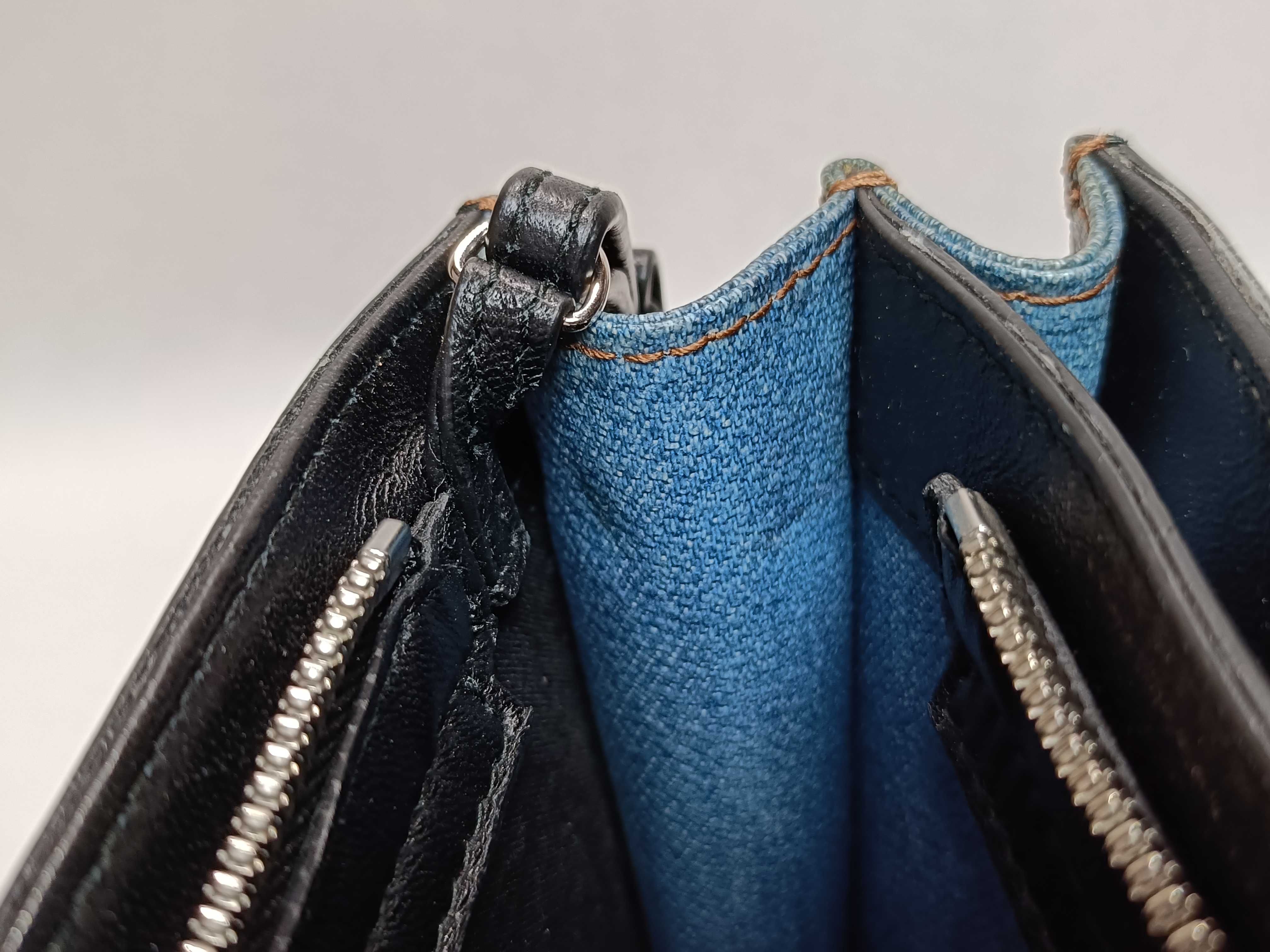 Navy Denim Shoulder Bag — view 10