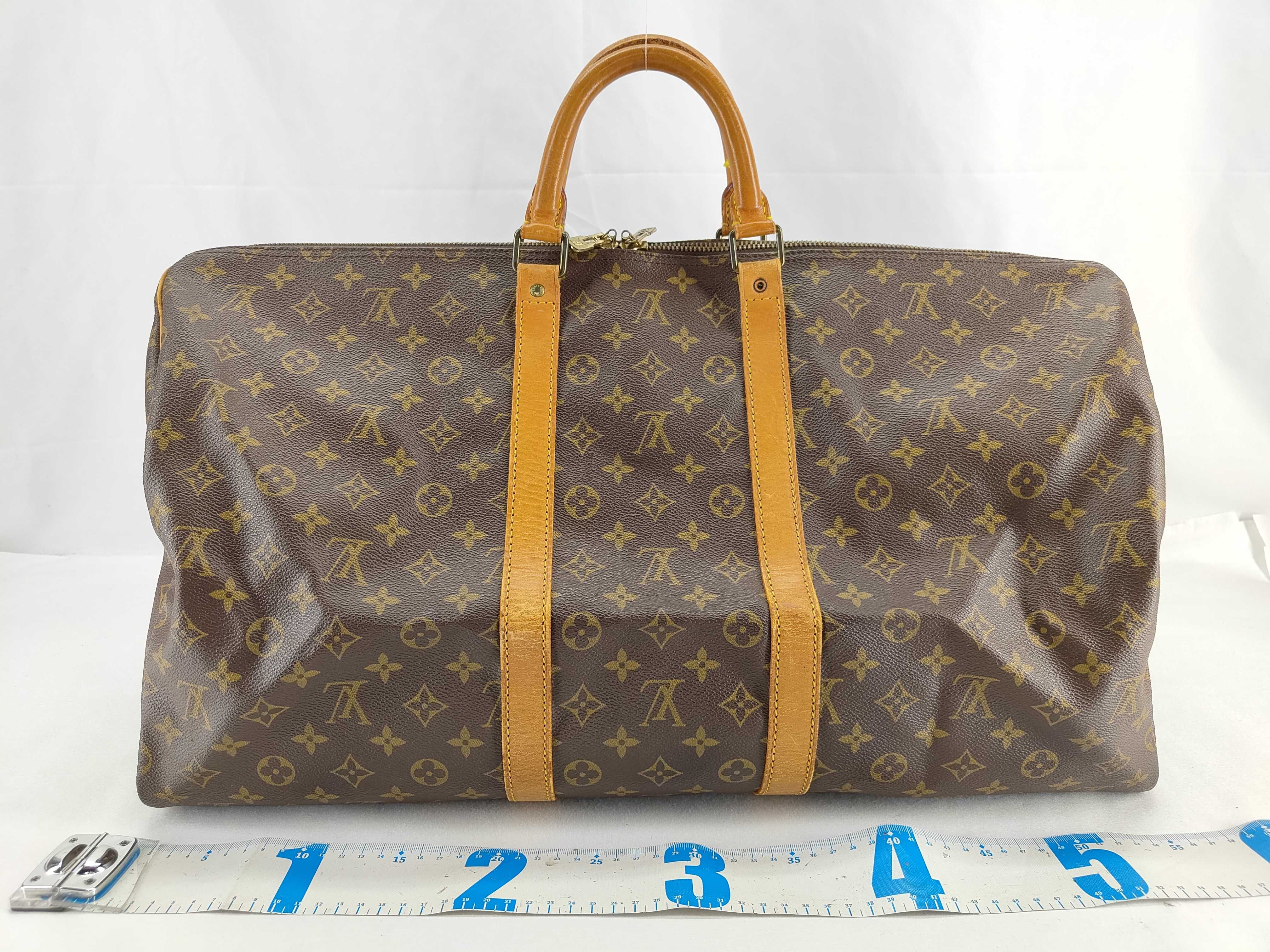 Monogram Vuitton Keepall 55 Bandoulière M41414 VI881 Boston Bag — view 2