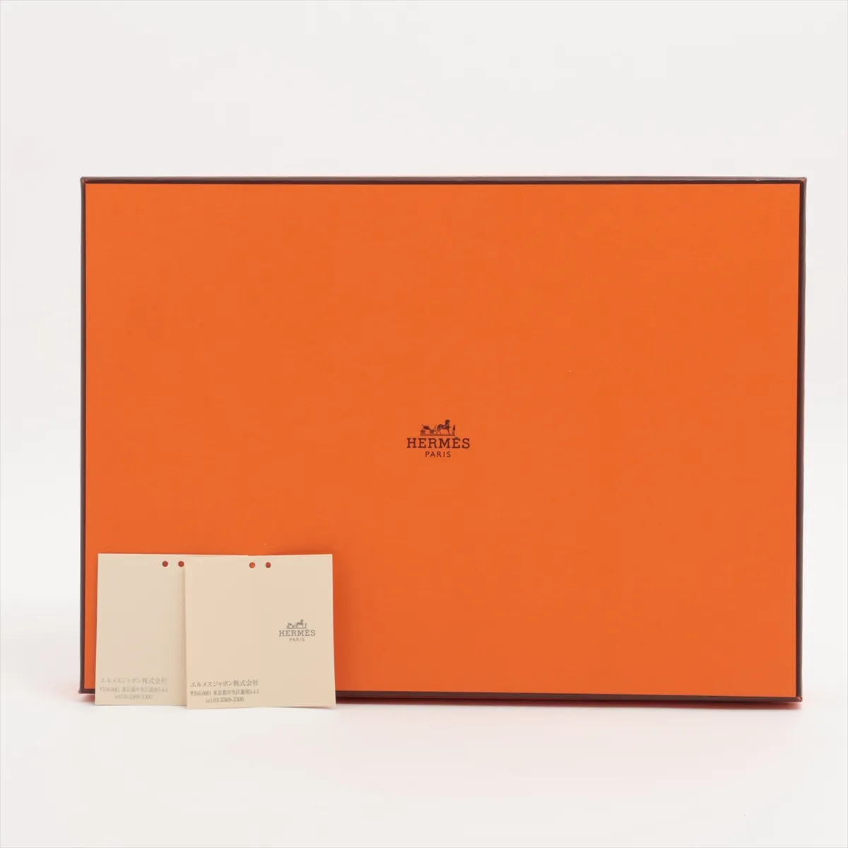 Trousse Flat PM Neoban Polyamide Pouch Orange Black Hardware — view 5