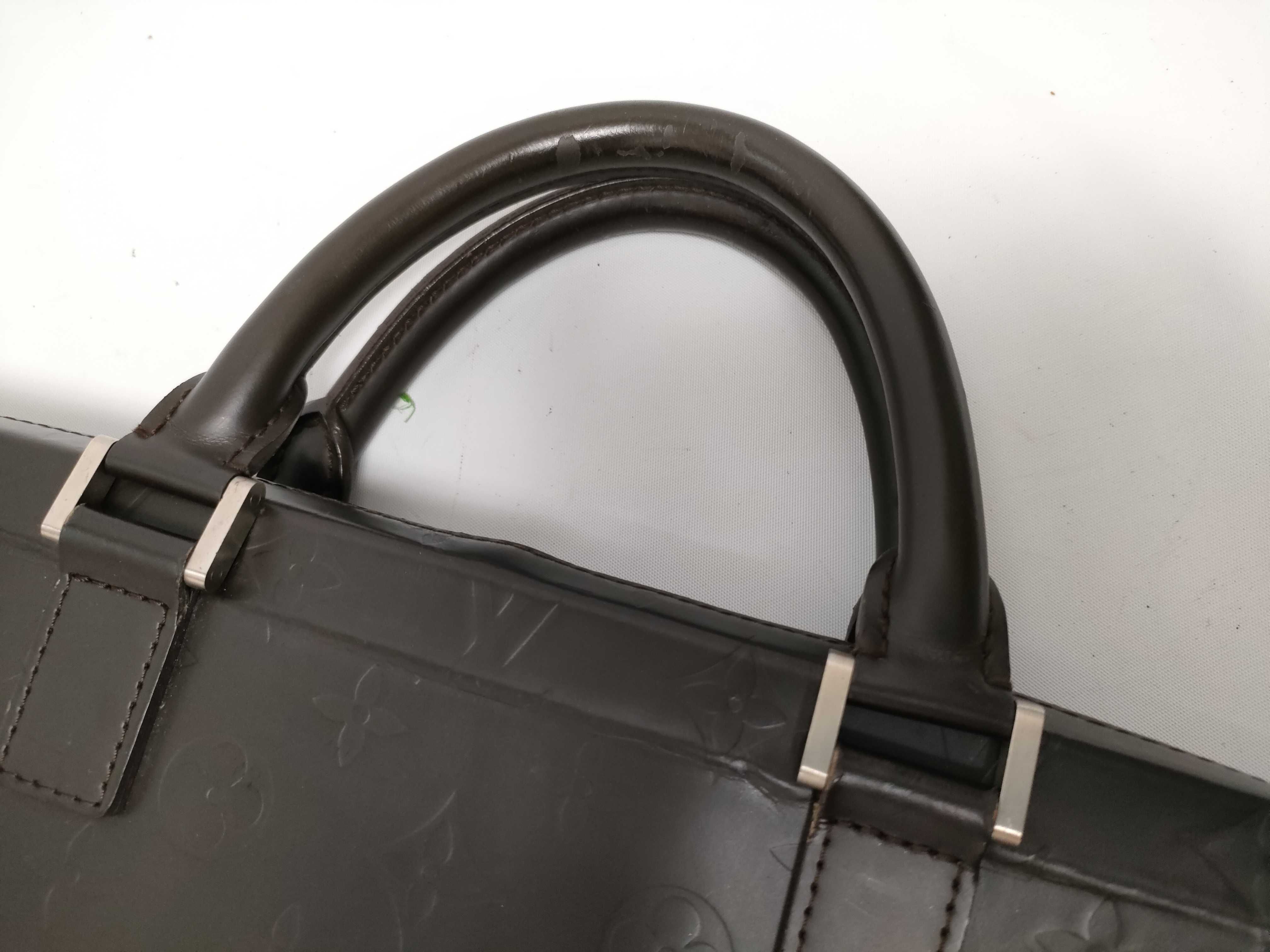 Monogram Matte Louis Vuitton Monogram Glace Erwin Briefcase M46580 Business Bag — view 5