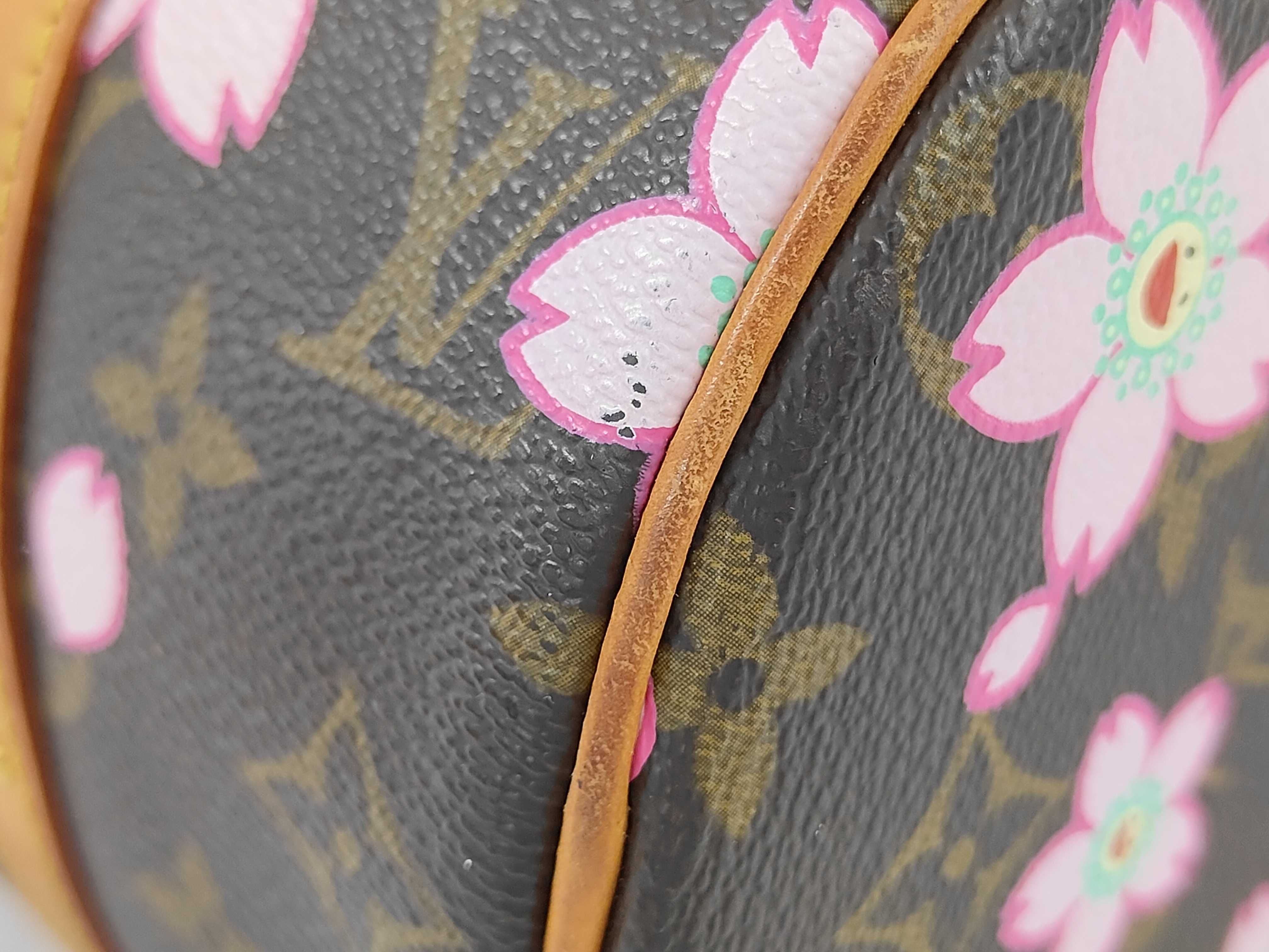 Monogram Cherry Blossom Papillon Takashi Murakami Cherry Blossom Motif M9 Handbag — view 4