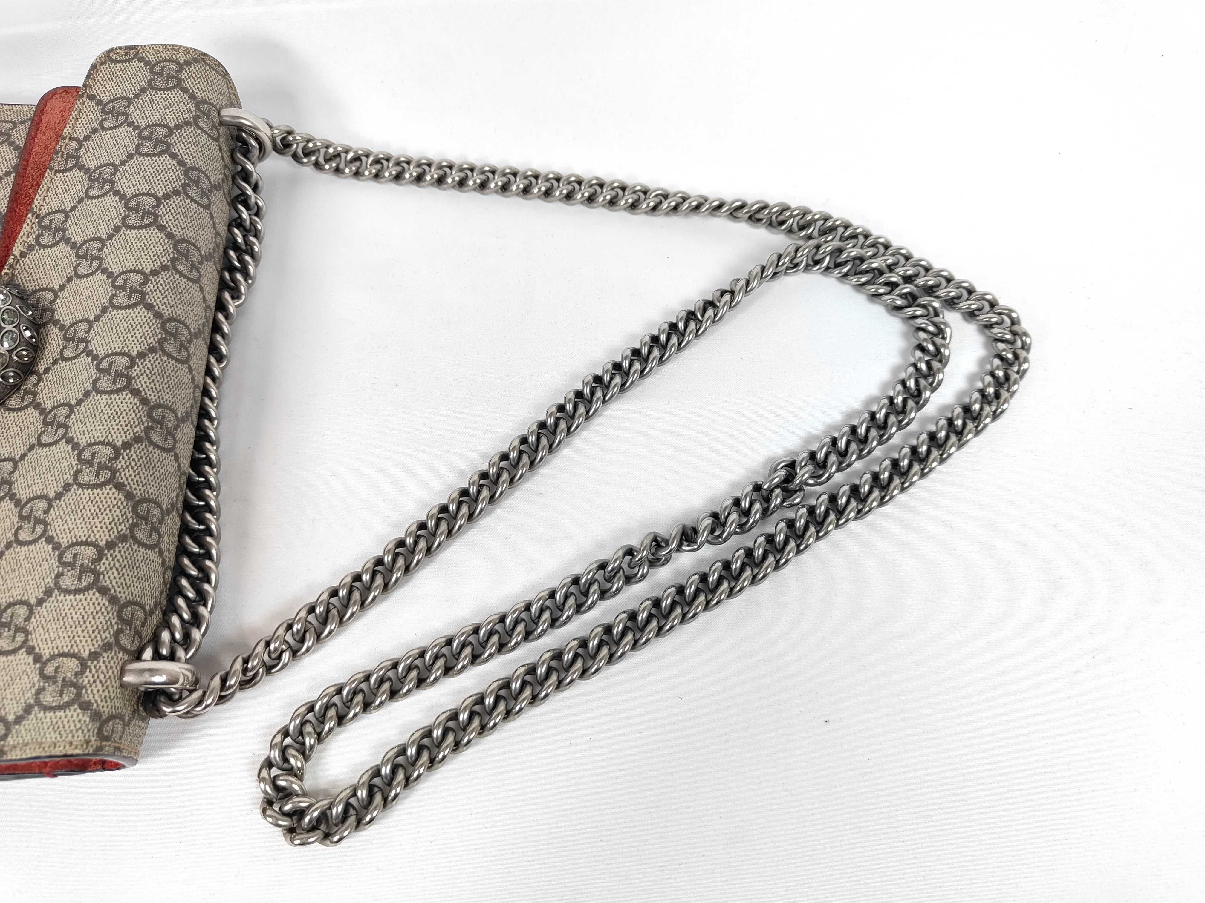 GG Supreme Dionysus Suede Shoulder Bag — view 3