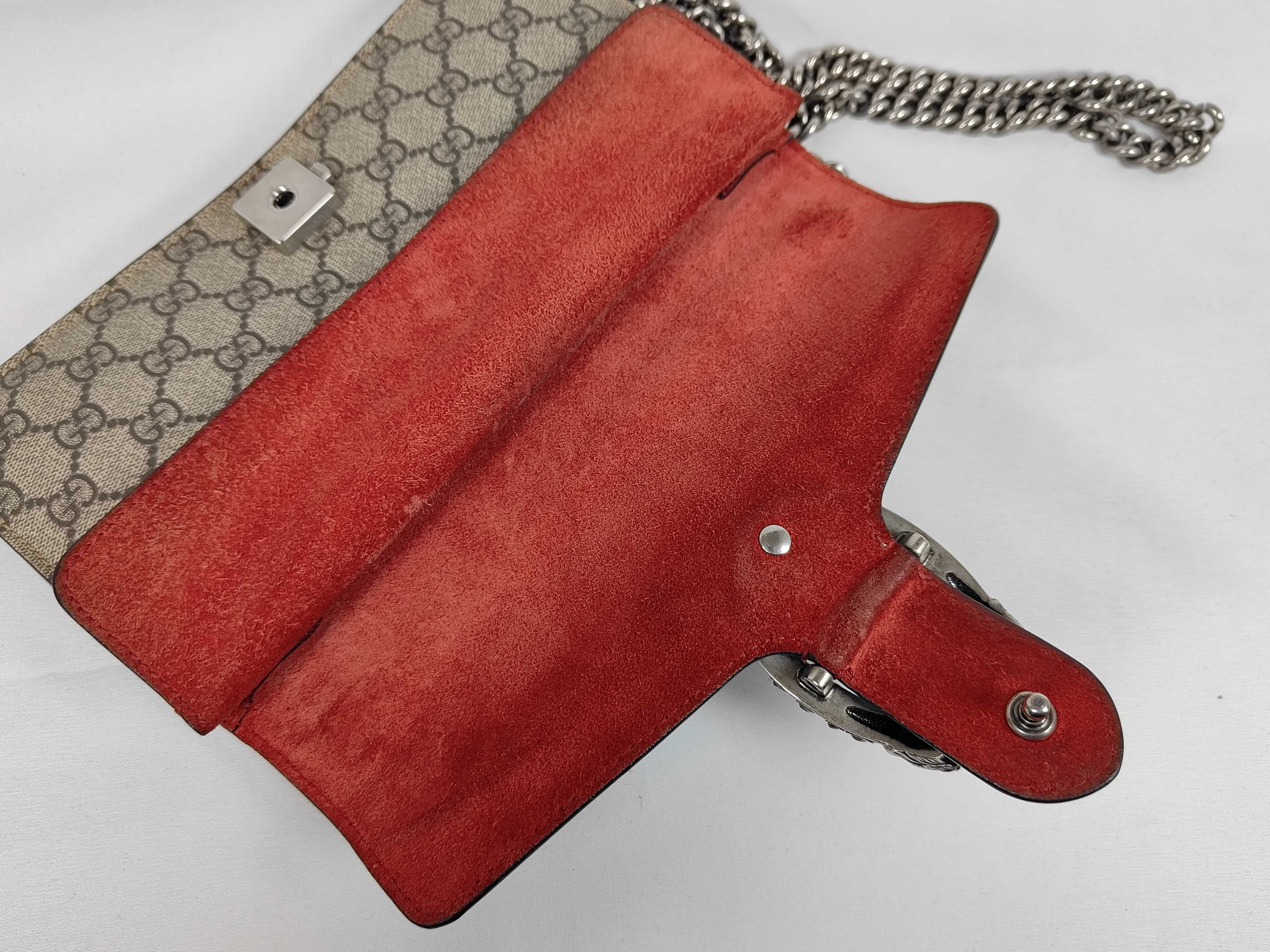 GG Supreme Dionysus Suede Shoulder Bag — view 8