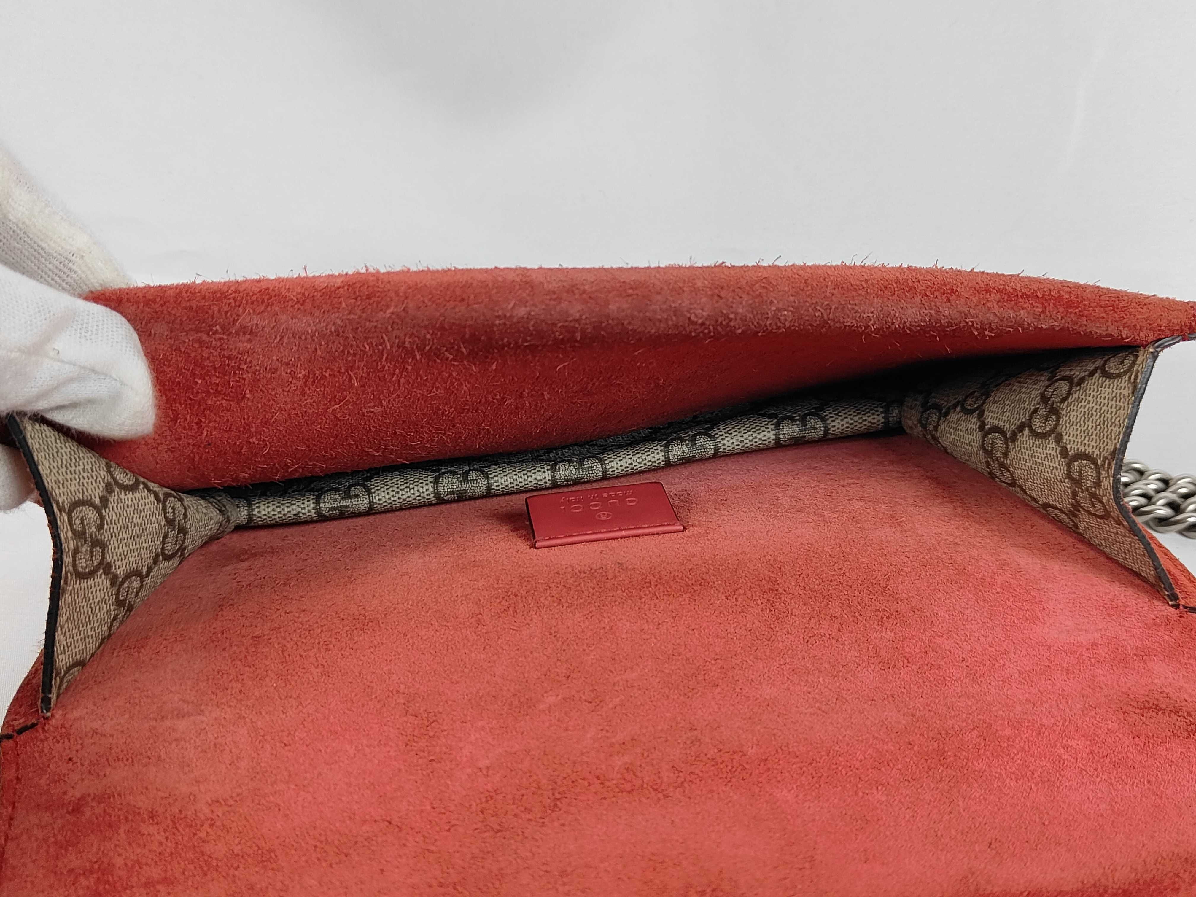 GG Supreme Dionysus Suede Shoulder Bag — view 9