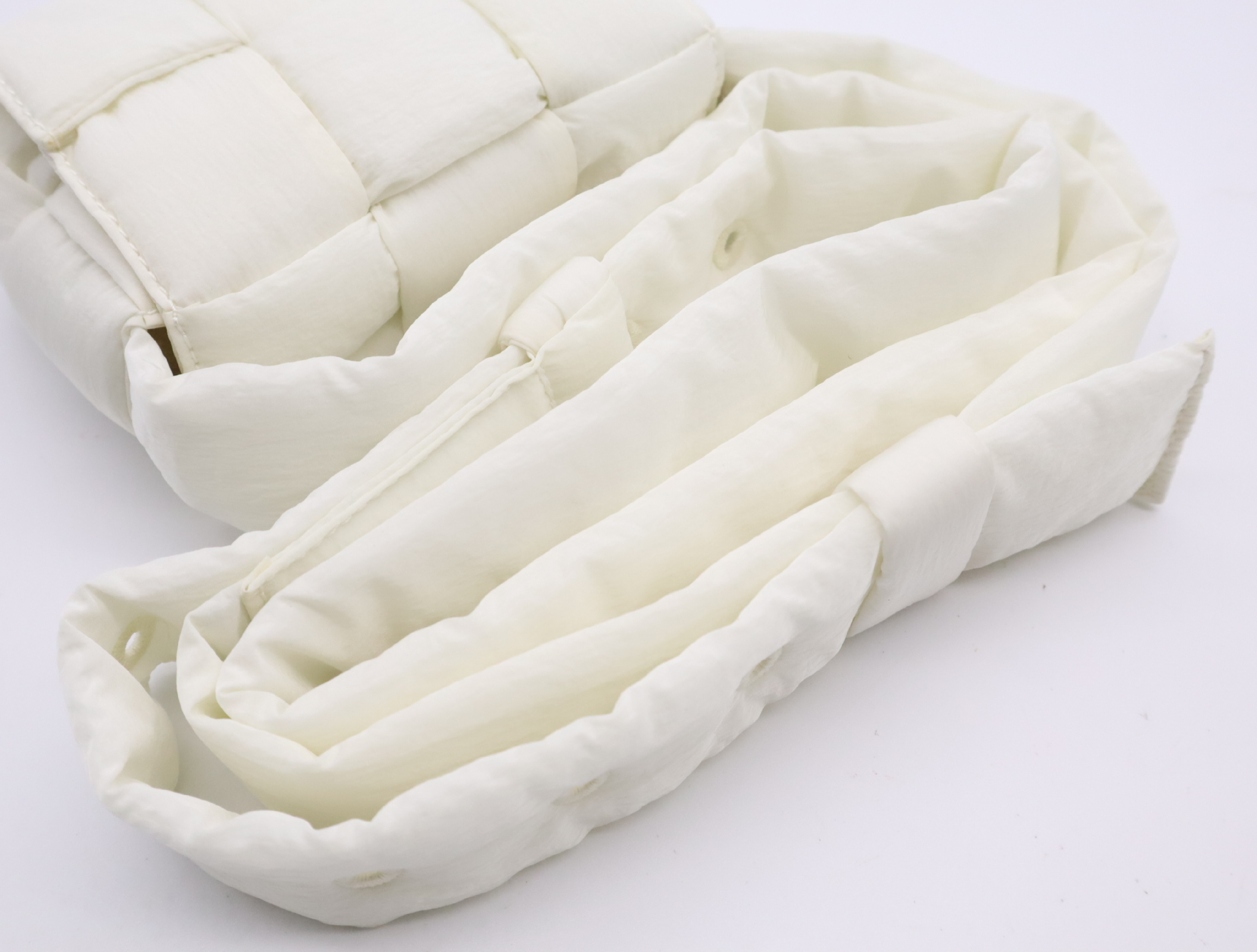 Nylon Candy Cassette Off-White Shoulder Bag with Dust Bag — view 10