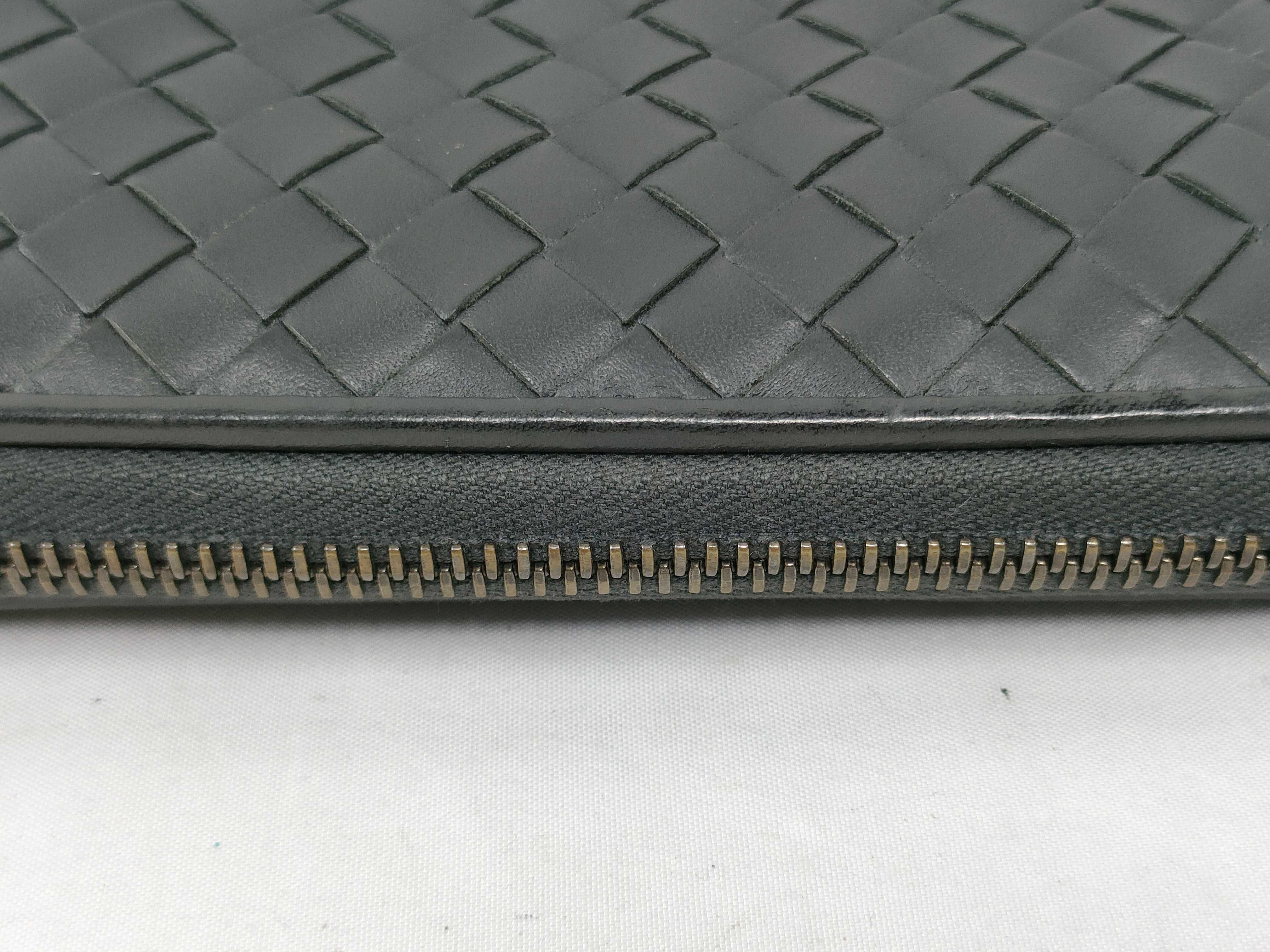 Intrecciato Round Zipper Long Wallet — view 5