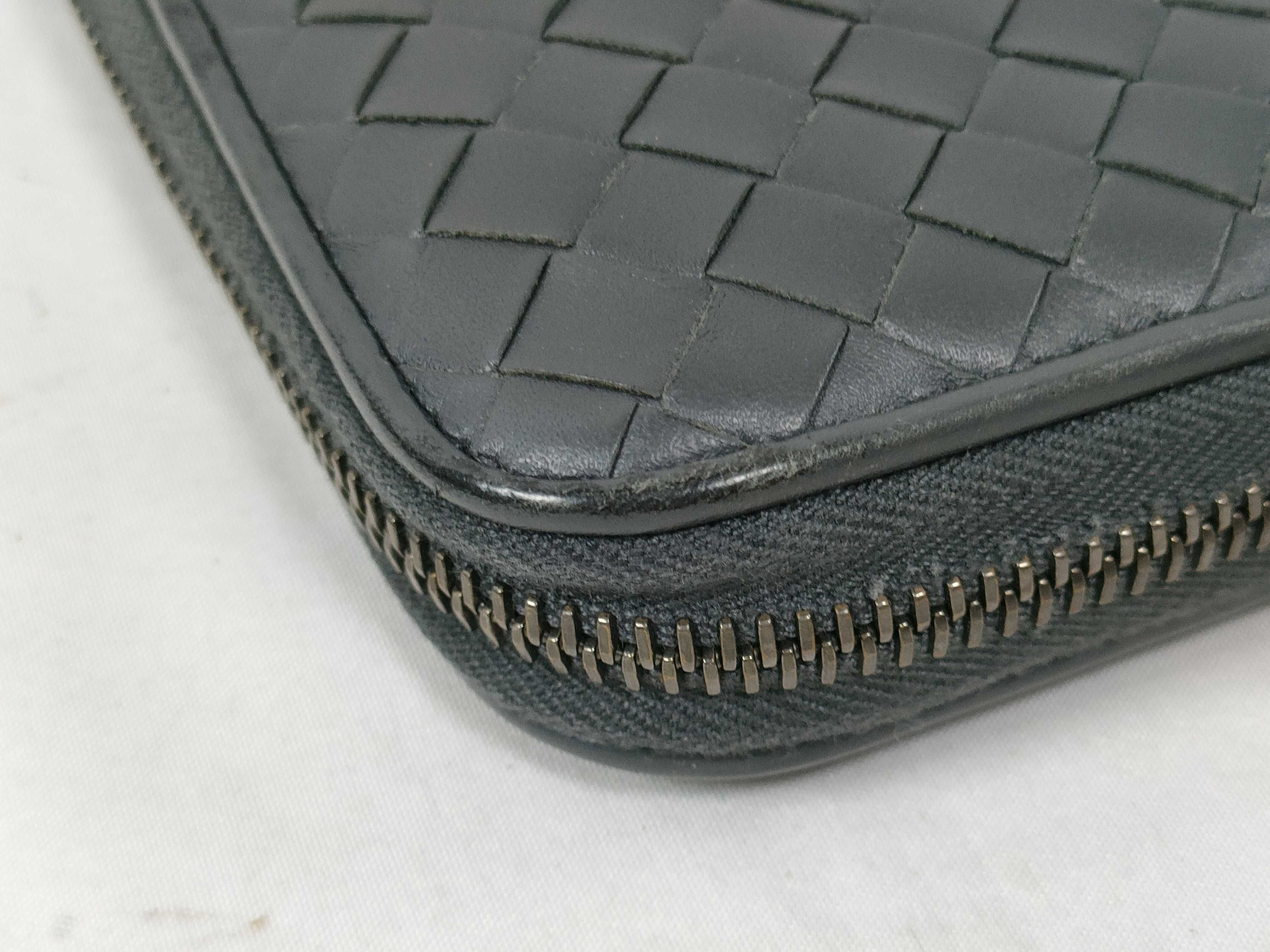 Intrecciato Round Zipper Long Wallet — view 7