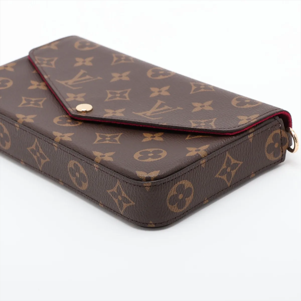Monogram Pochette Felicie M81896 Brown (RFID detected) — view 3