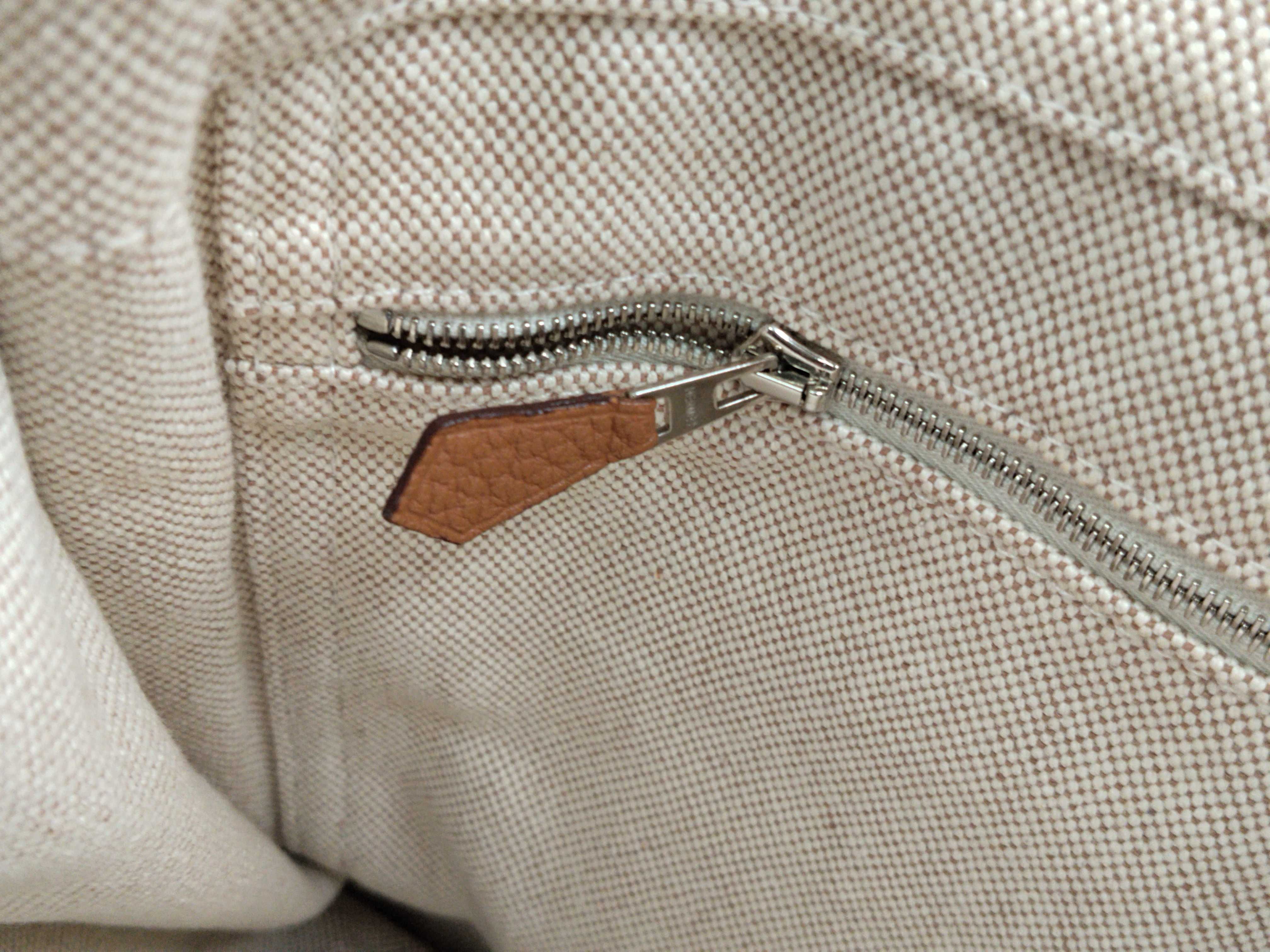 Sac Arne MM Toile H x Negonda Brown Silver Hardware Tote Bag — view 11