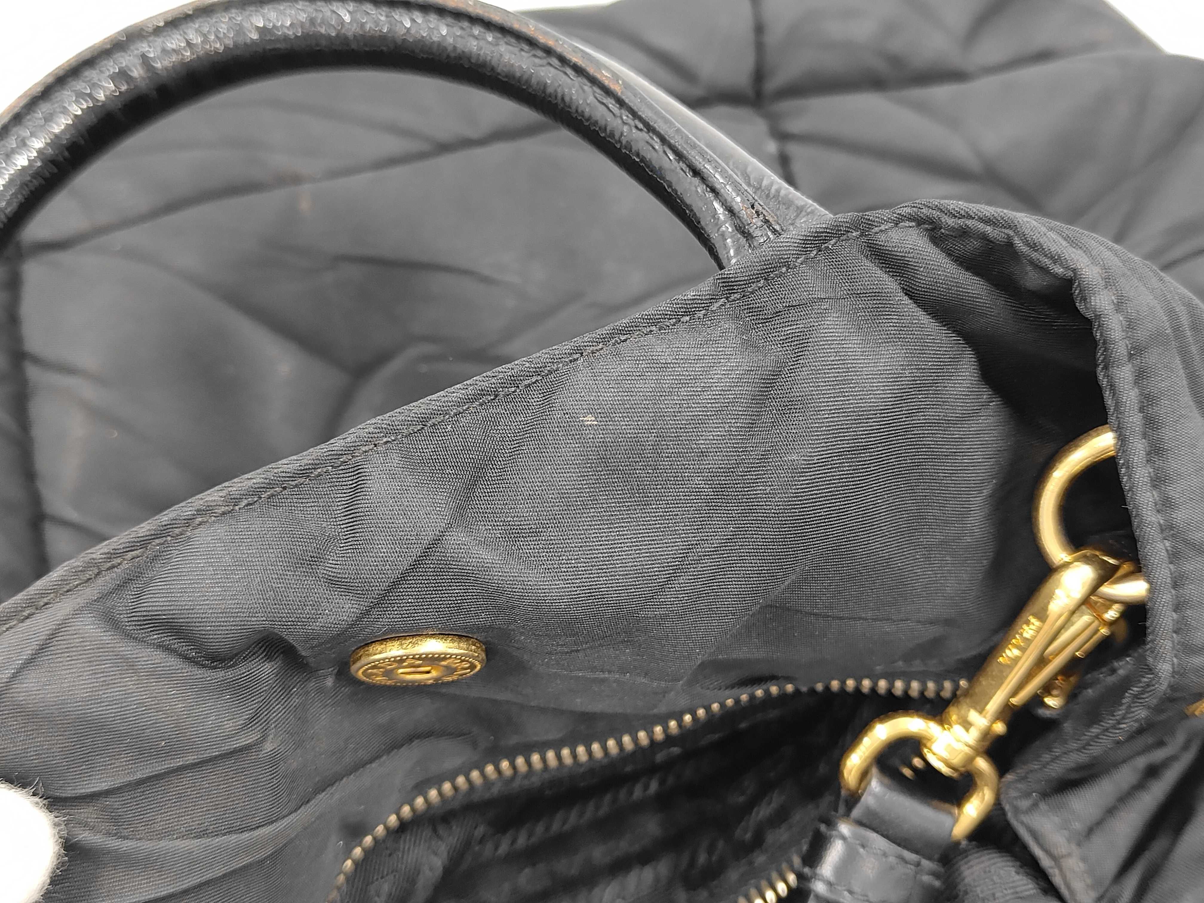Nylon 2-way Quilted Handbag — view 11