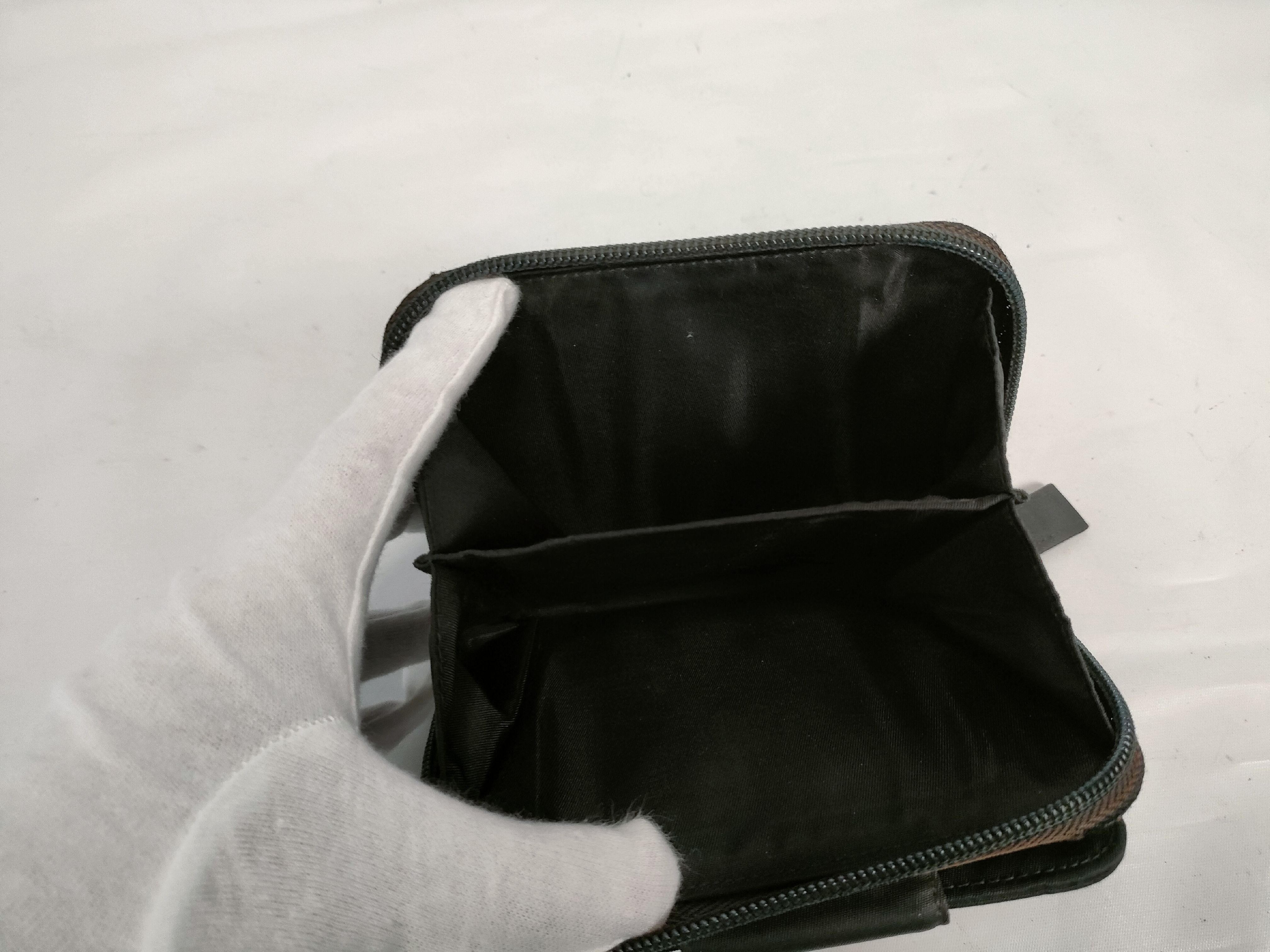 Nylon Tessuto Folding Wallet, Black — view 11