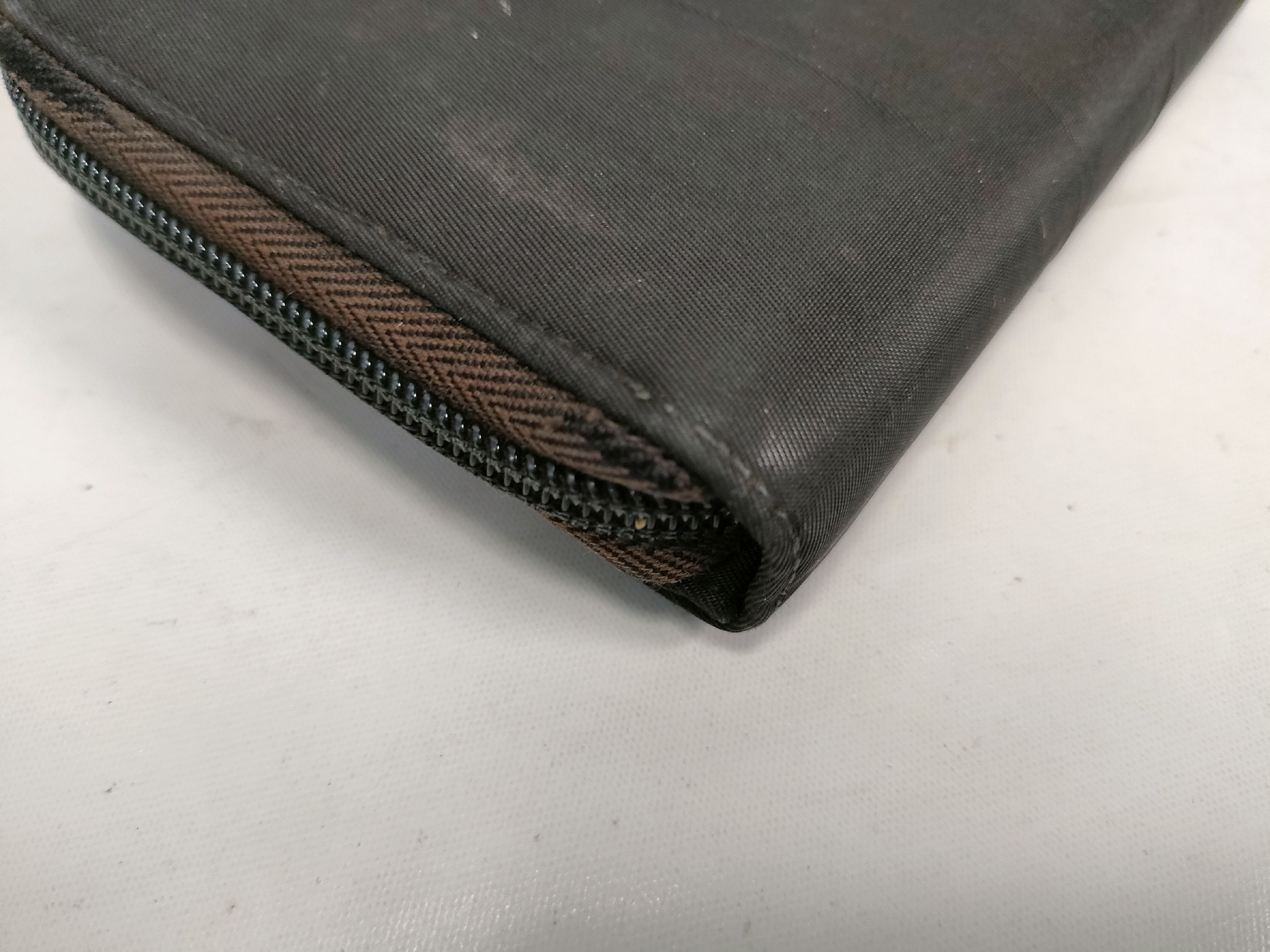 Nylon Tessuto Folding Wallet, Black — view 3