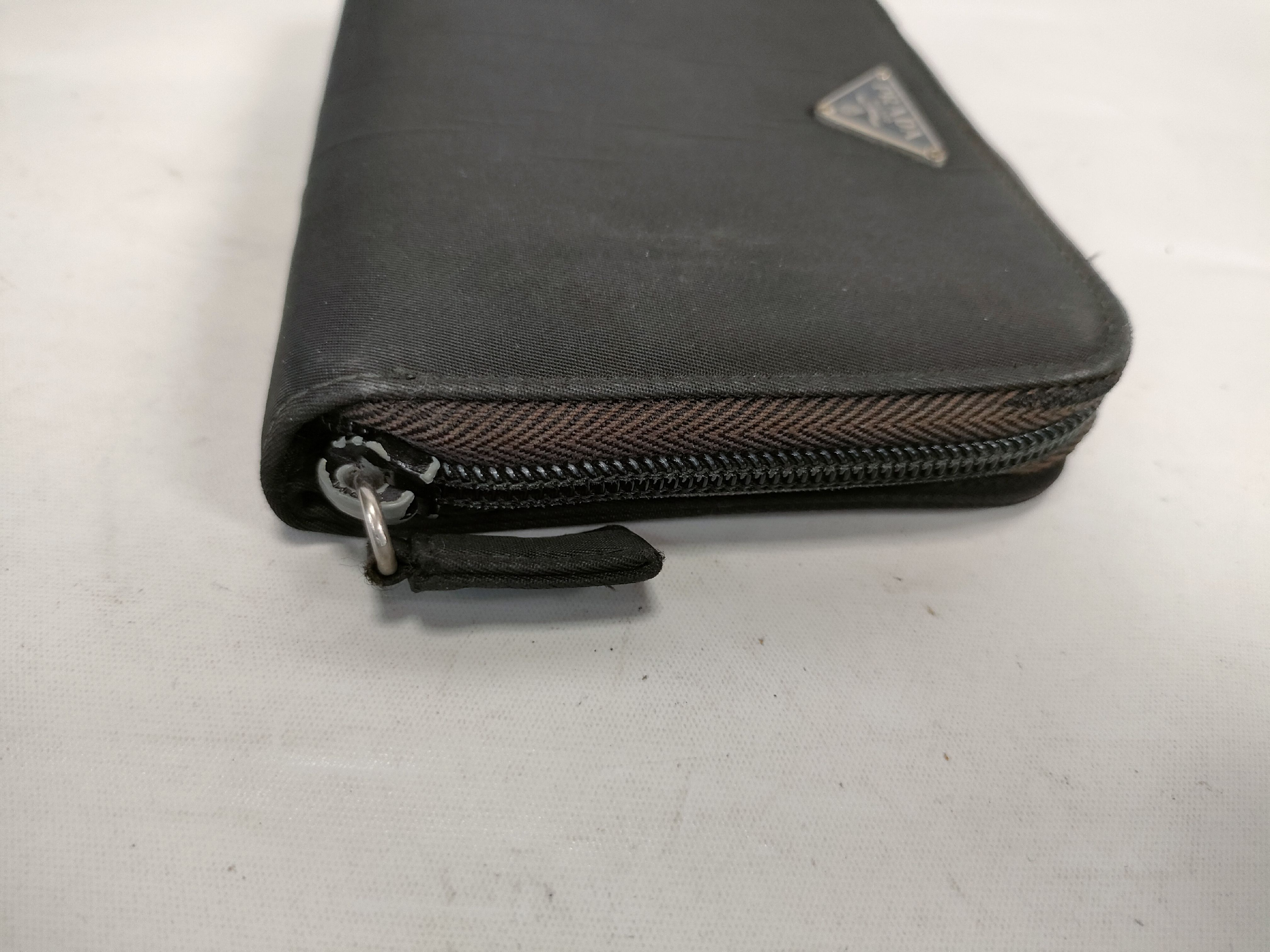 Nylon Tessuto Folding Wallet, Black — view 5