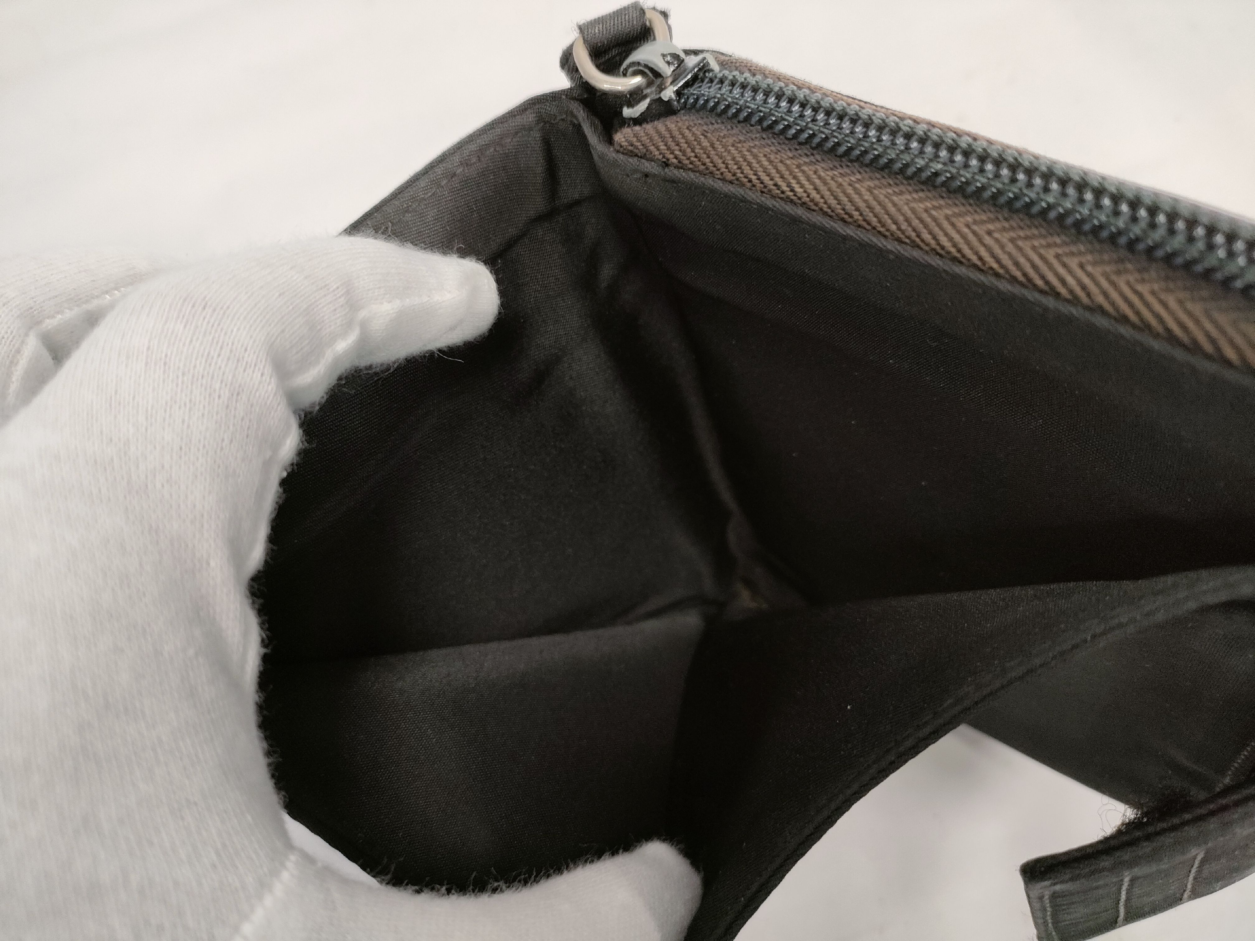 Nylon Tessuto Folding Wallet, Black — view 10