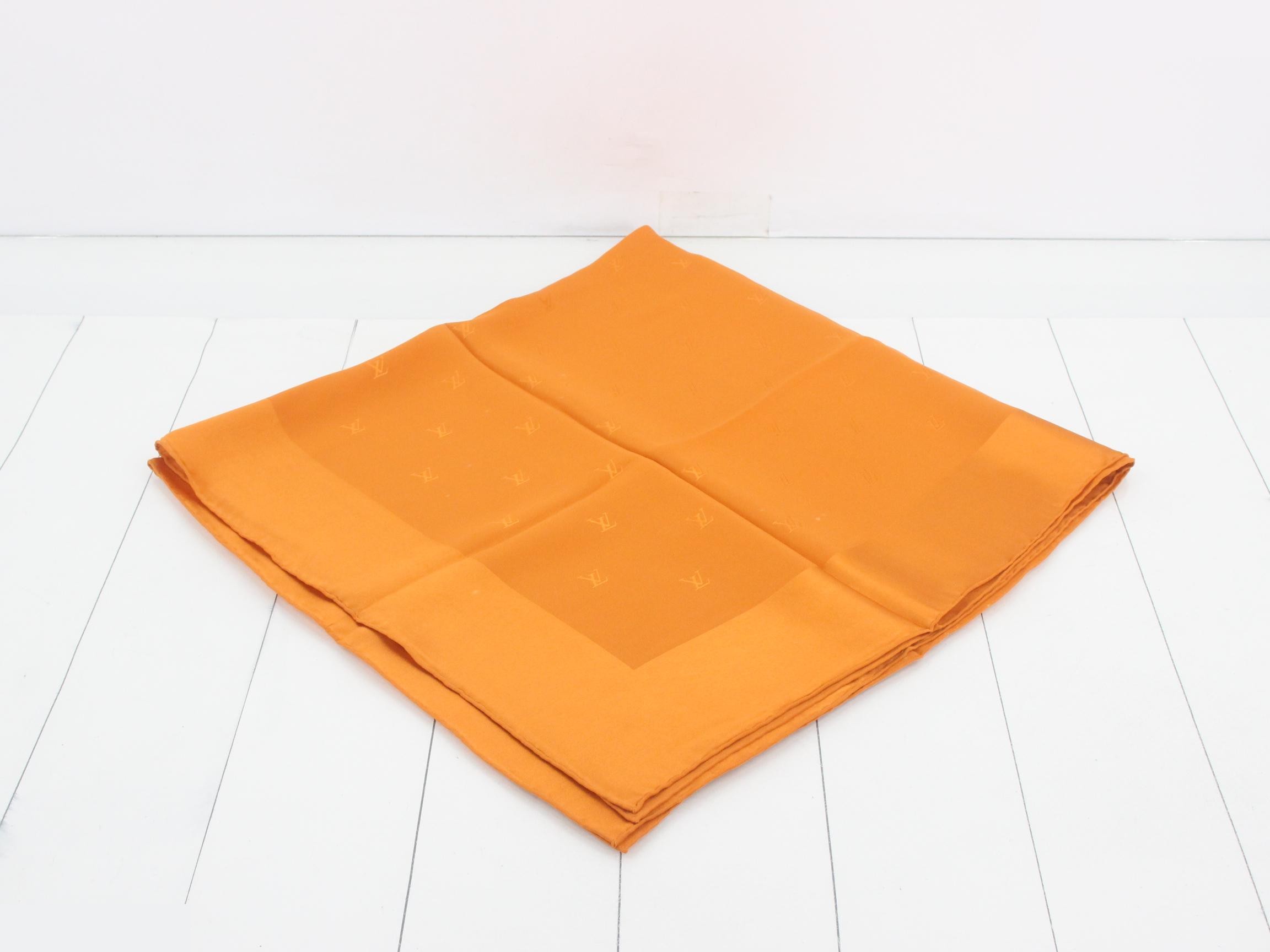 Carre Monaco Orange Scarf — view 2