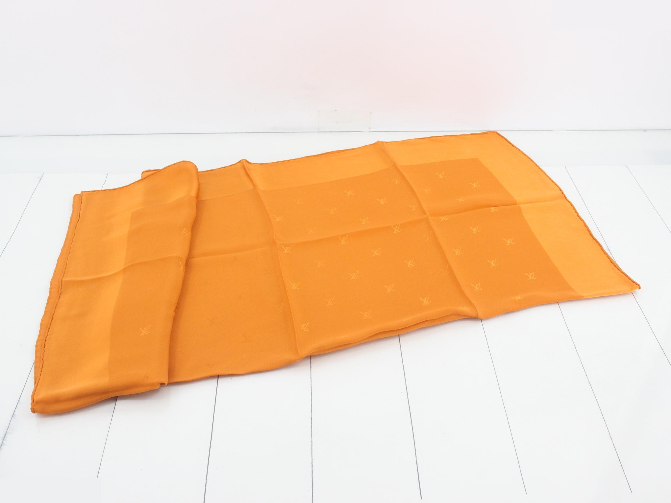 Carre Monaco Orange Scarf — view 3