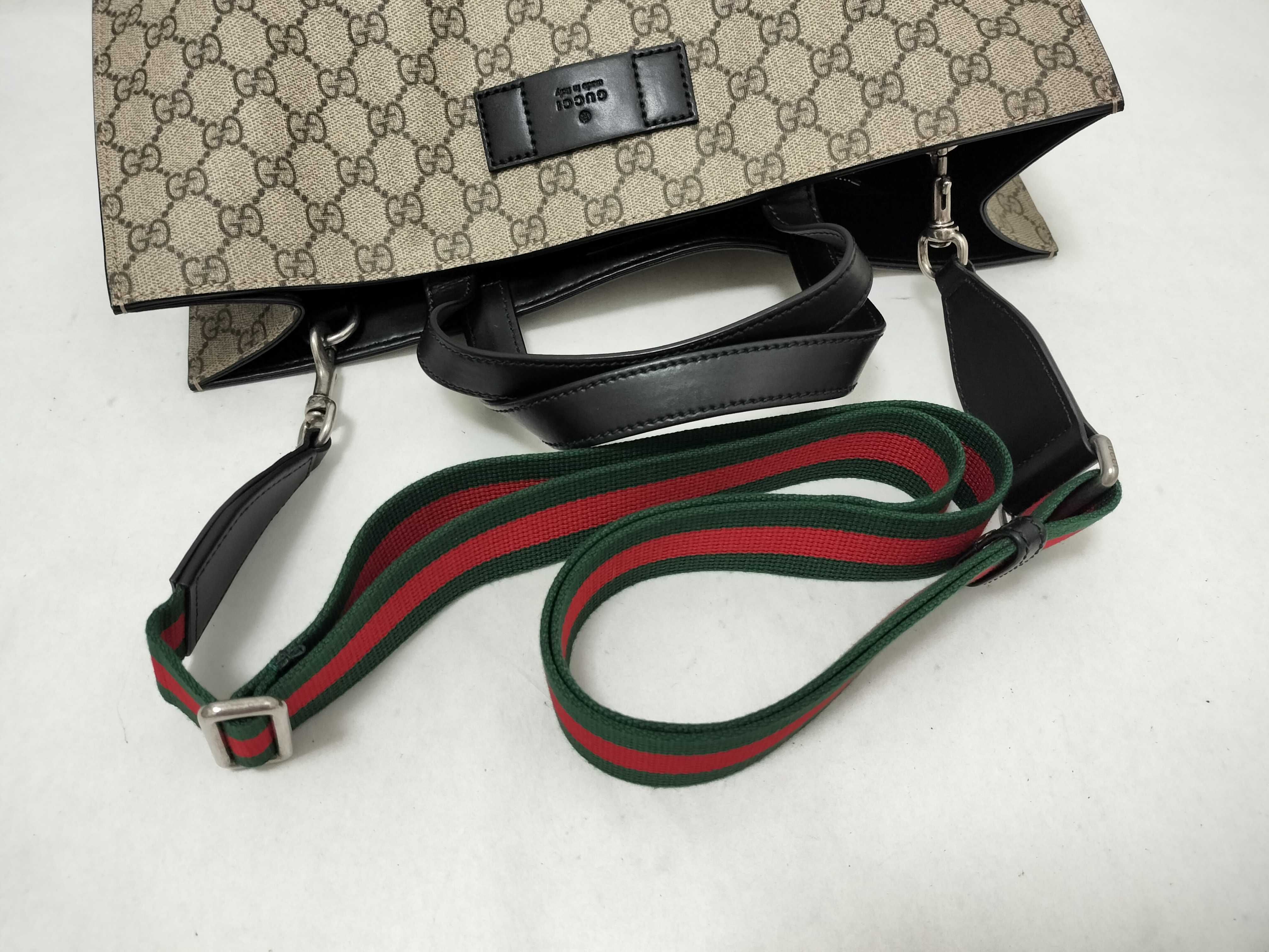Webbing Gucci Sherry Line 2-way GG Supreme Tote Shoulder Bag 456271 Tote Bag — view 6