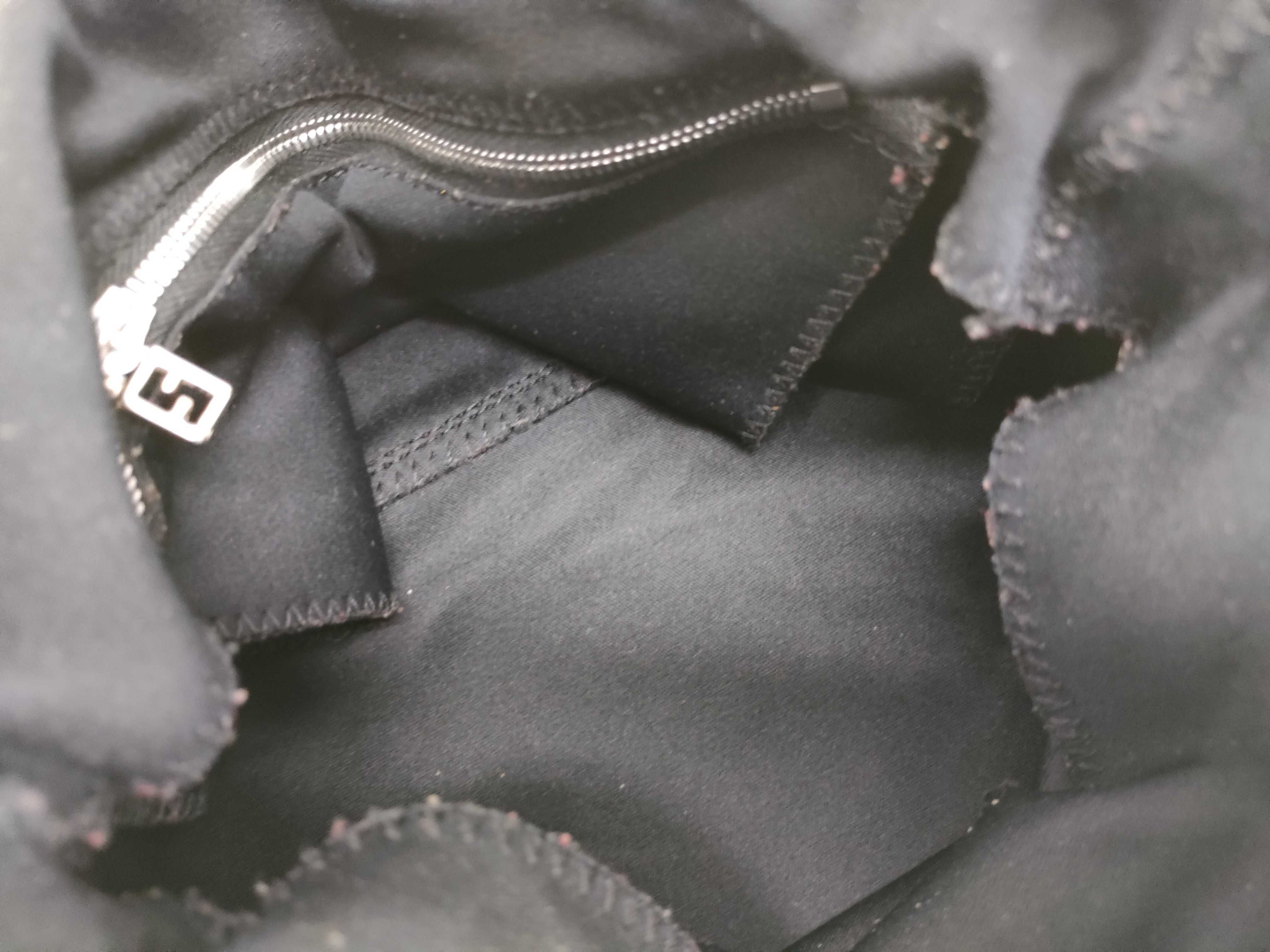 Mamma Fendi Mamma Bucket Cotton Black Handbag — view 10