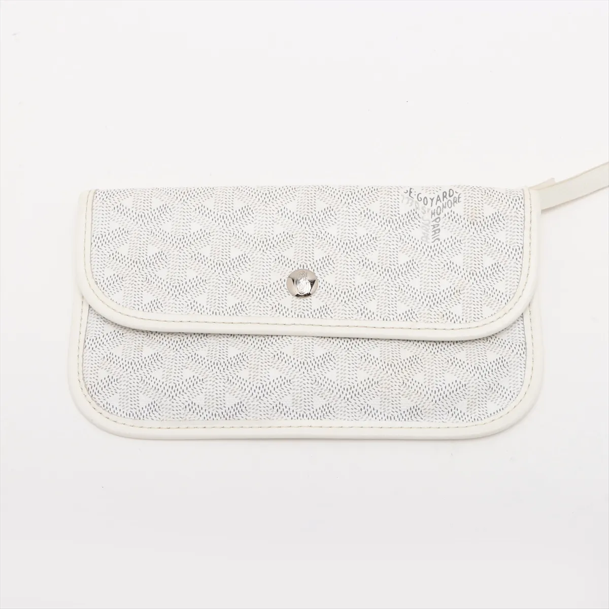 Saint Louis PM PVC x Leather Tote Bag, White — view 10