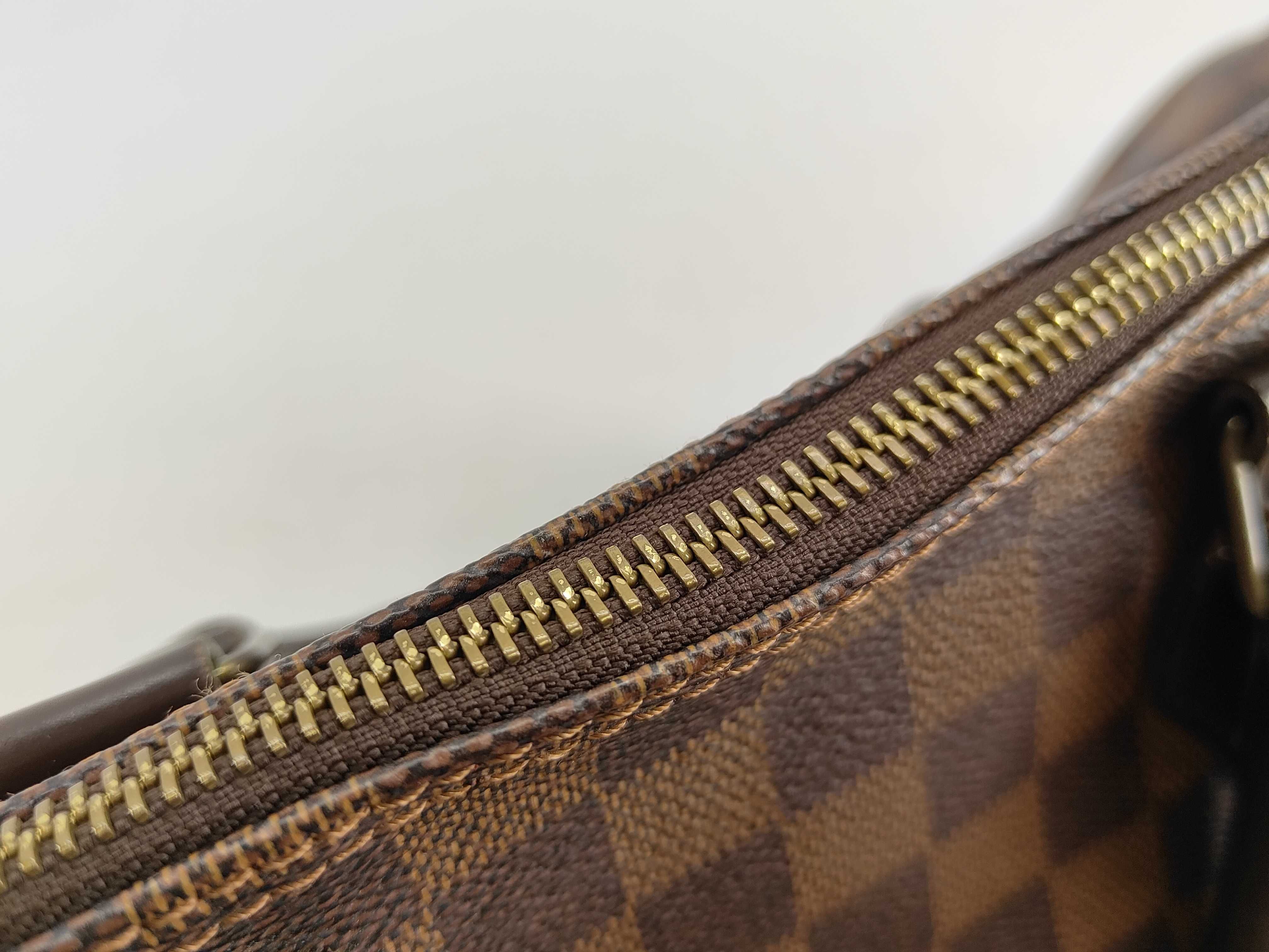 Damier ID- Bag Canvas Damier Speedy 35 Brown #N41523 RI2112 Tote Bag — view 10