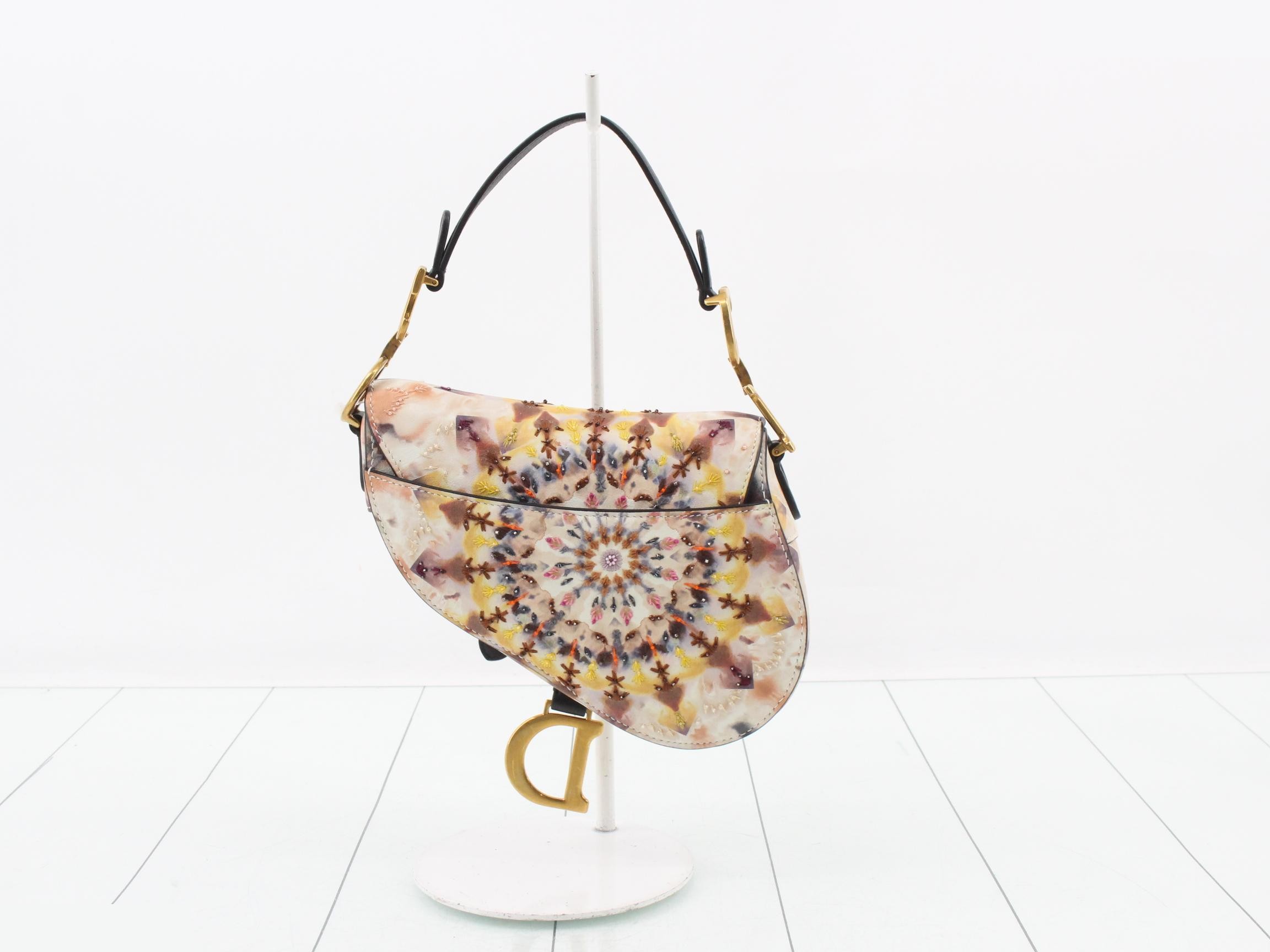Saddlebag, Leather, Beads, Embroidery, 2-Way Handbag — view 2