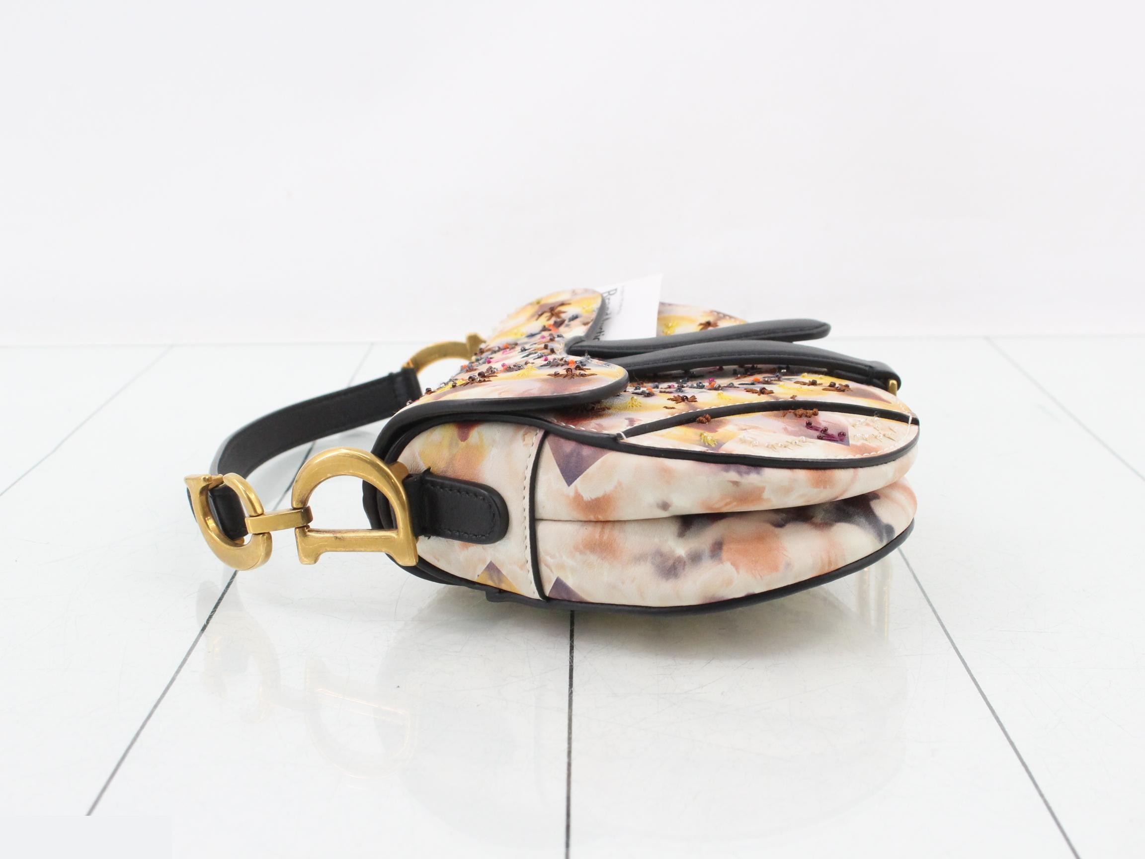 Saddlebag, Leather, Beads, Embroidery, 2-Way Handbag — view 4