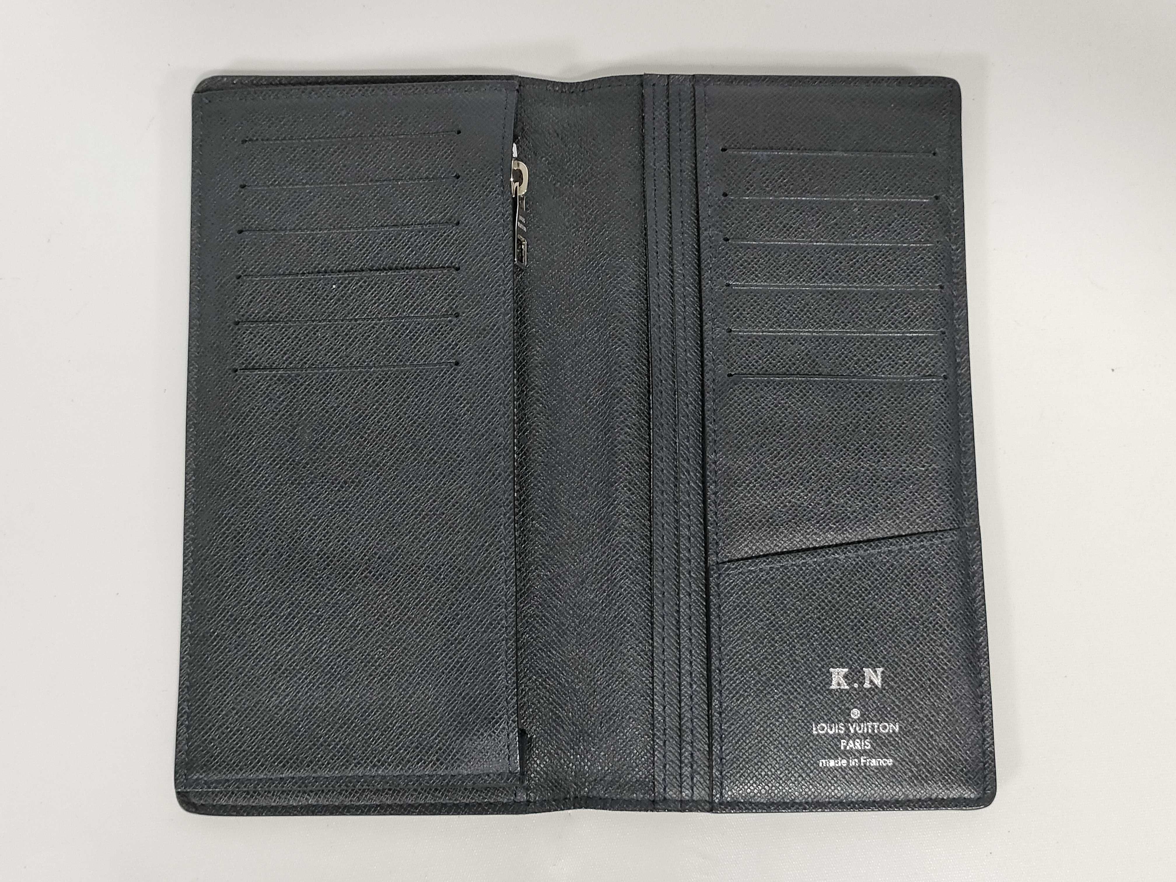 Taiga Bi-fold Wallet with Initials — view 8