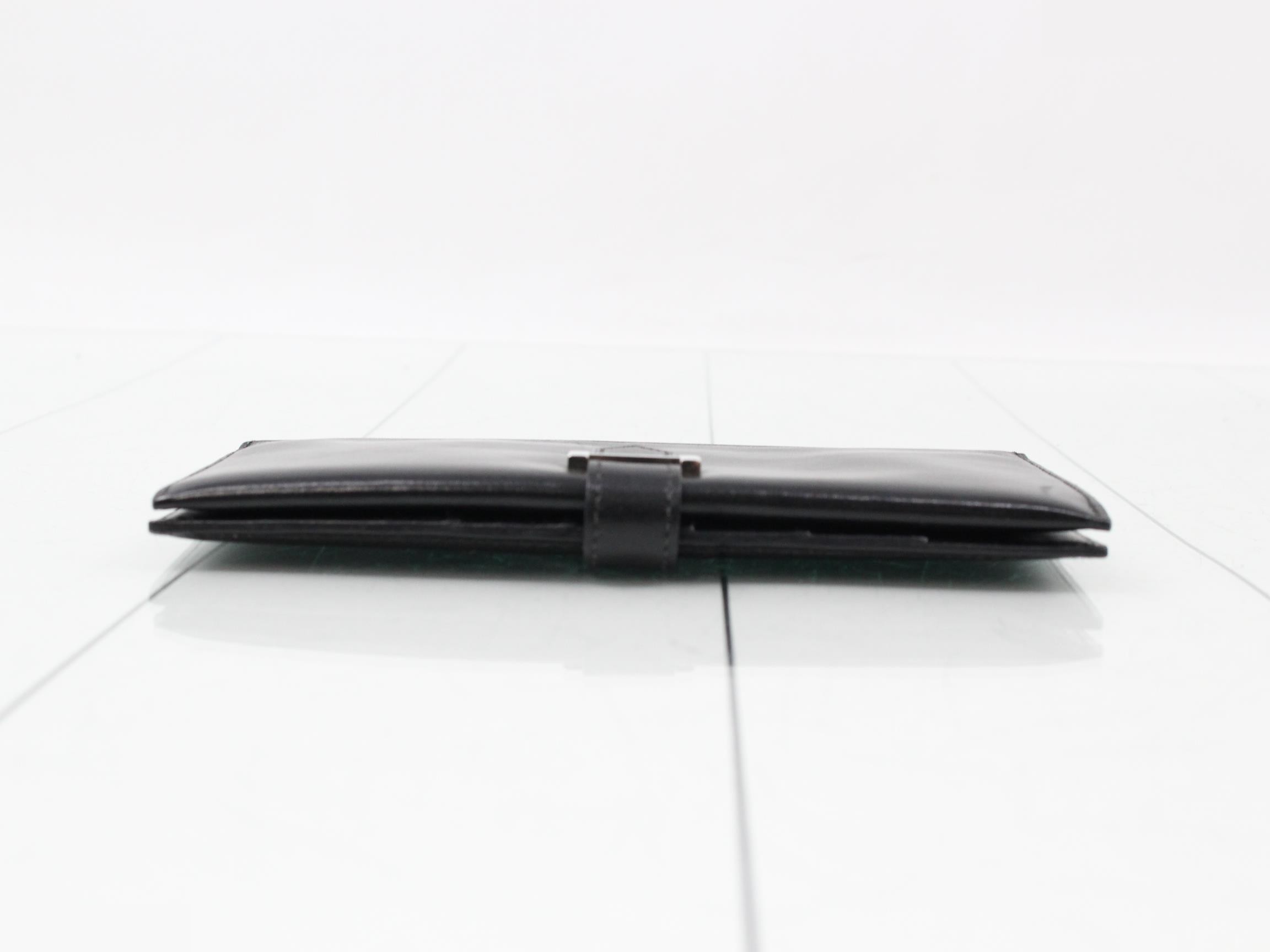 Bearn Box Calf Leather, Silver Hardware, Black, D — view 3
