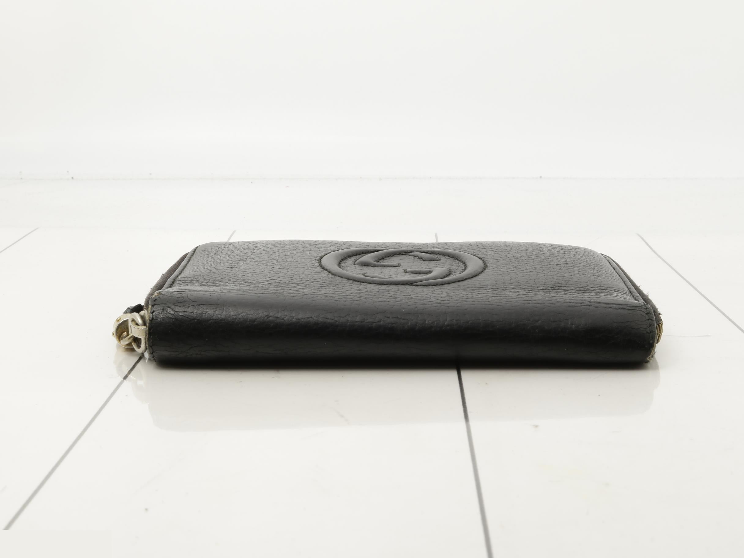 Soho Wallet, Around Zip, Black, 351486, 2184 — view 3