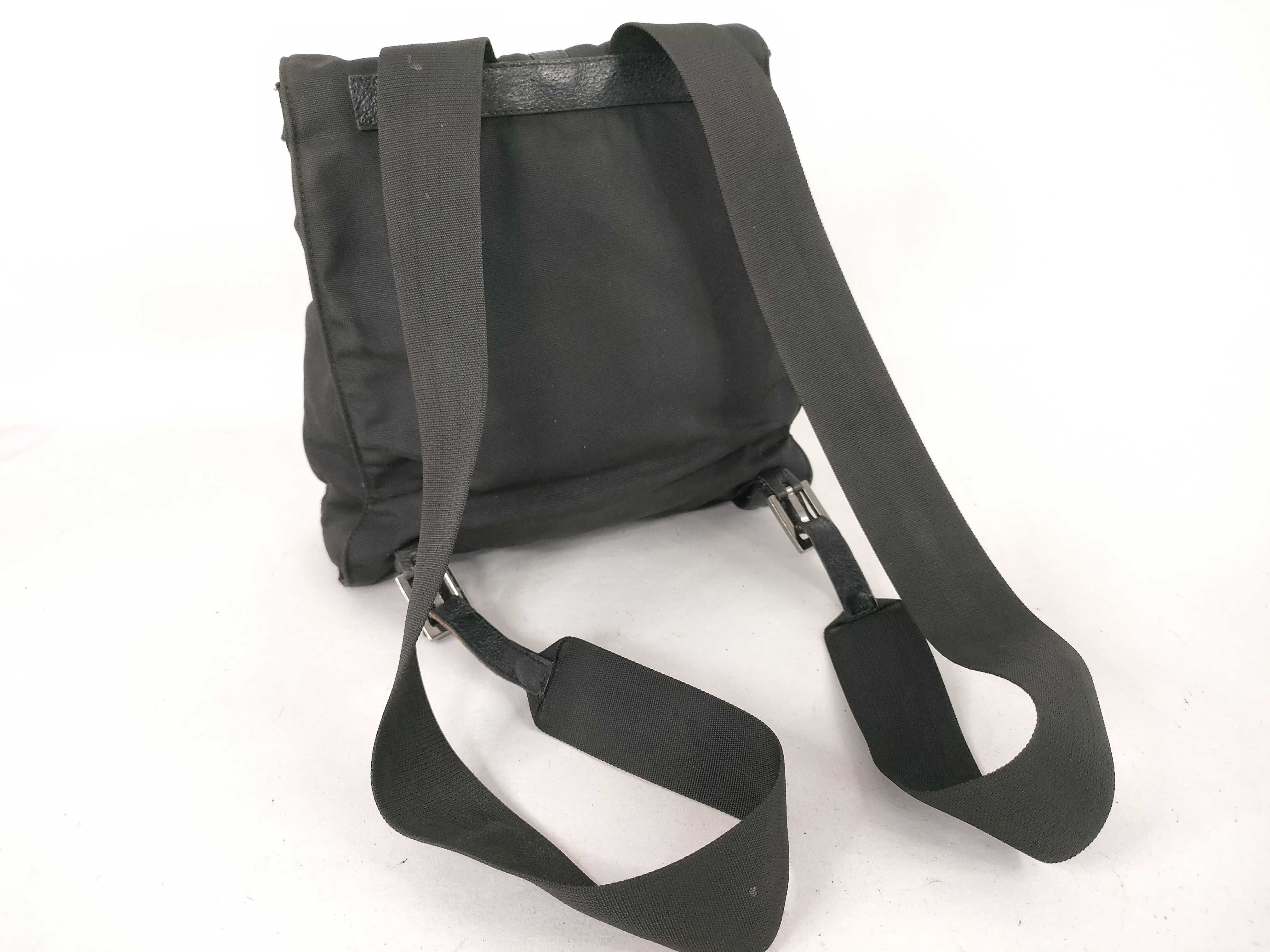 Jackie Canvas Leather Backpack 0030236 — view 3