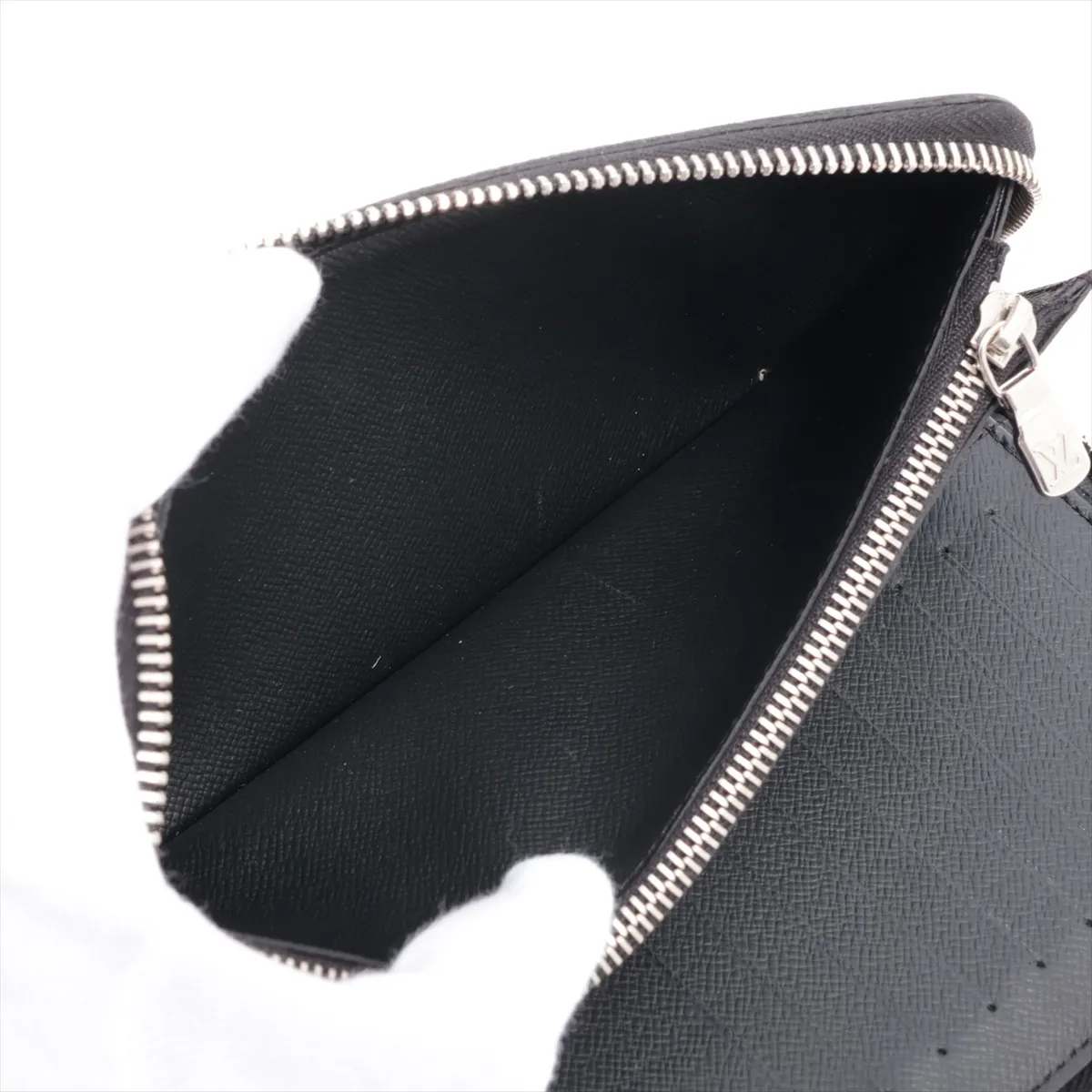 Damier Graphite Zippy Wallet Vertical N63095 Black Round Zip Wallet RFID Reactive — view 4