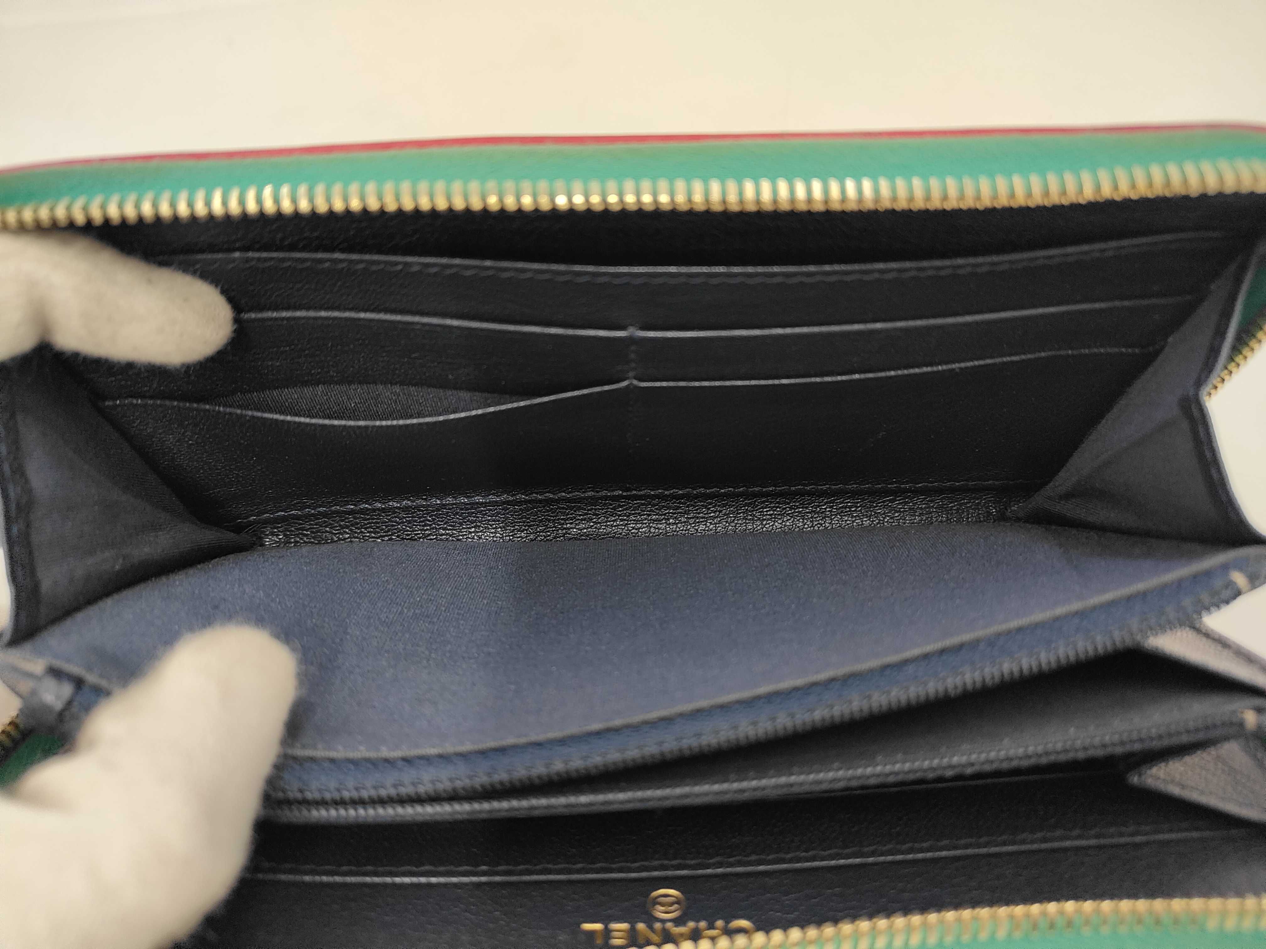 Caviar Skin Long Wallet — view 9