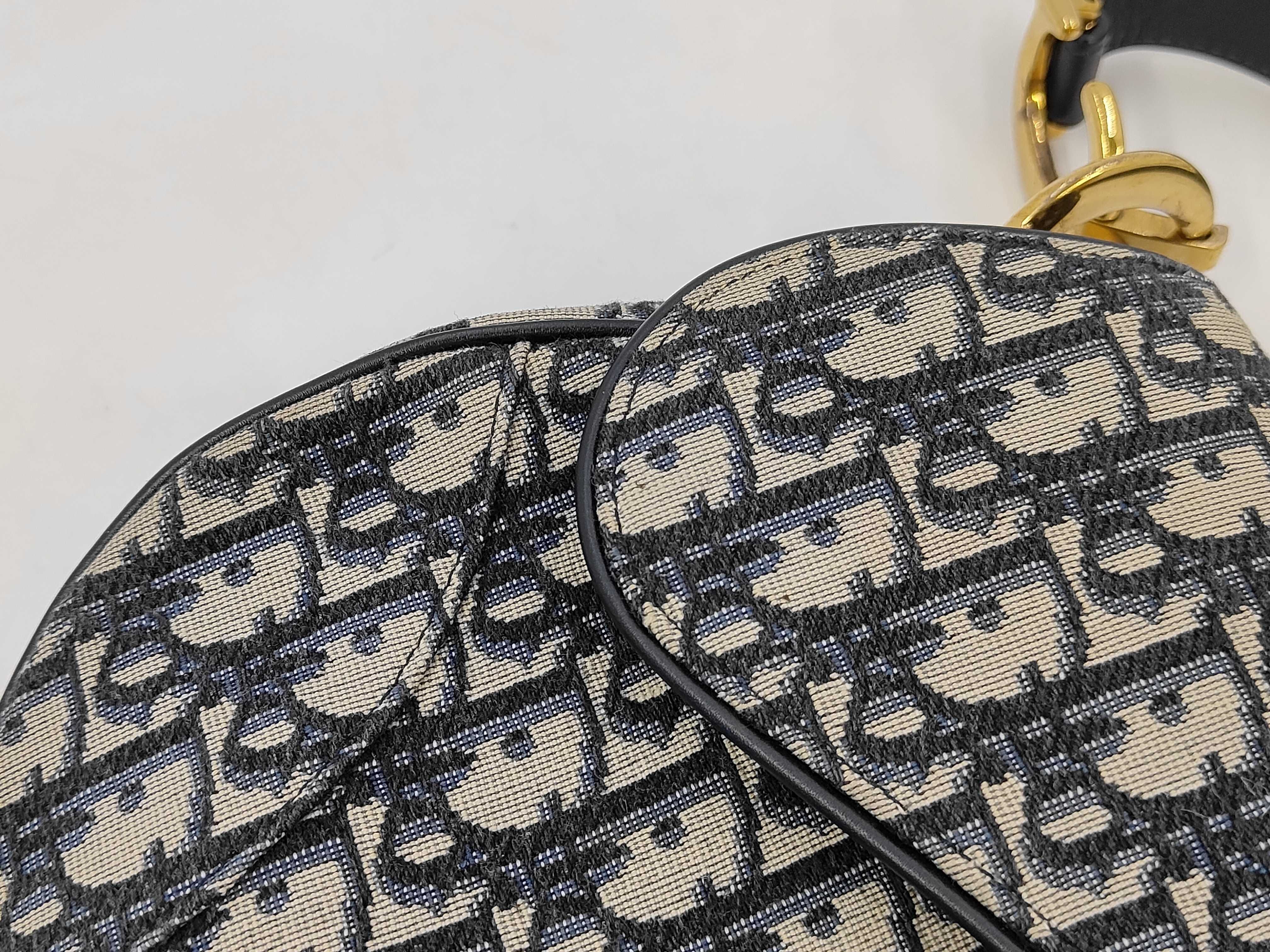 Oblique Saddle Handbag — view 12