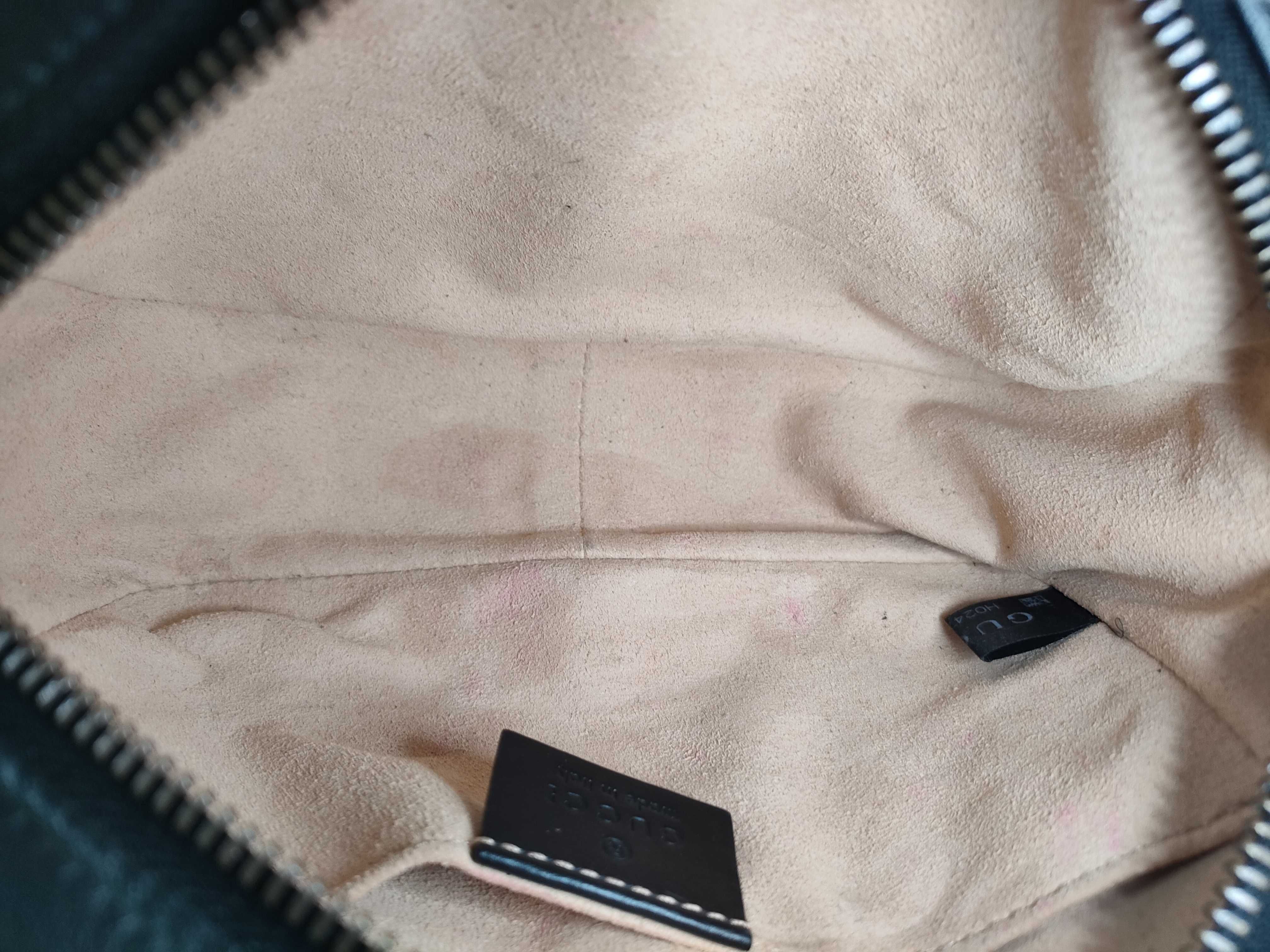 GG Marmont Leather Shoulder Bag, Black, Serial Number — view 10