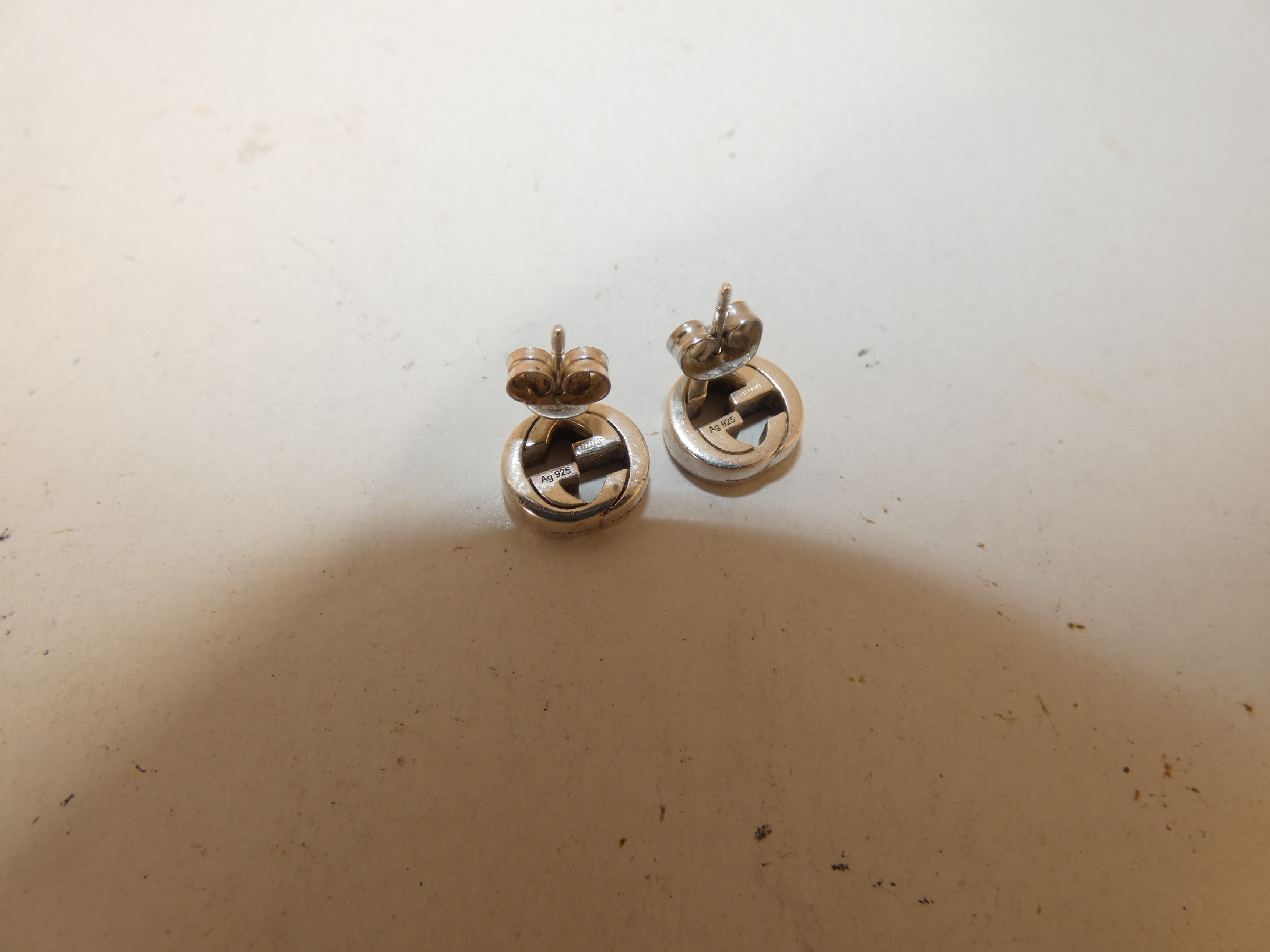 Interlocking Silver Earrings — view 4
