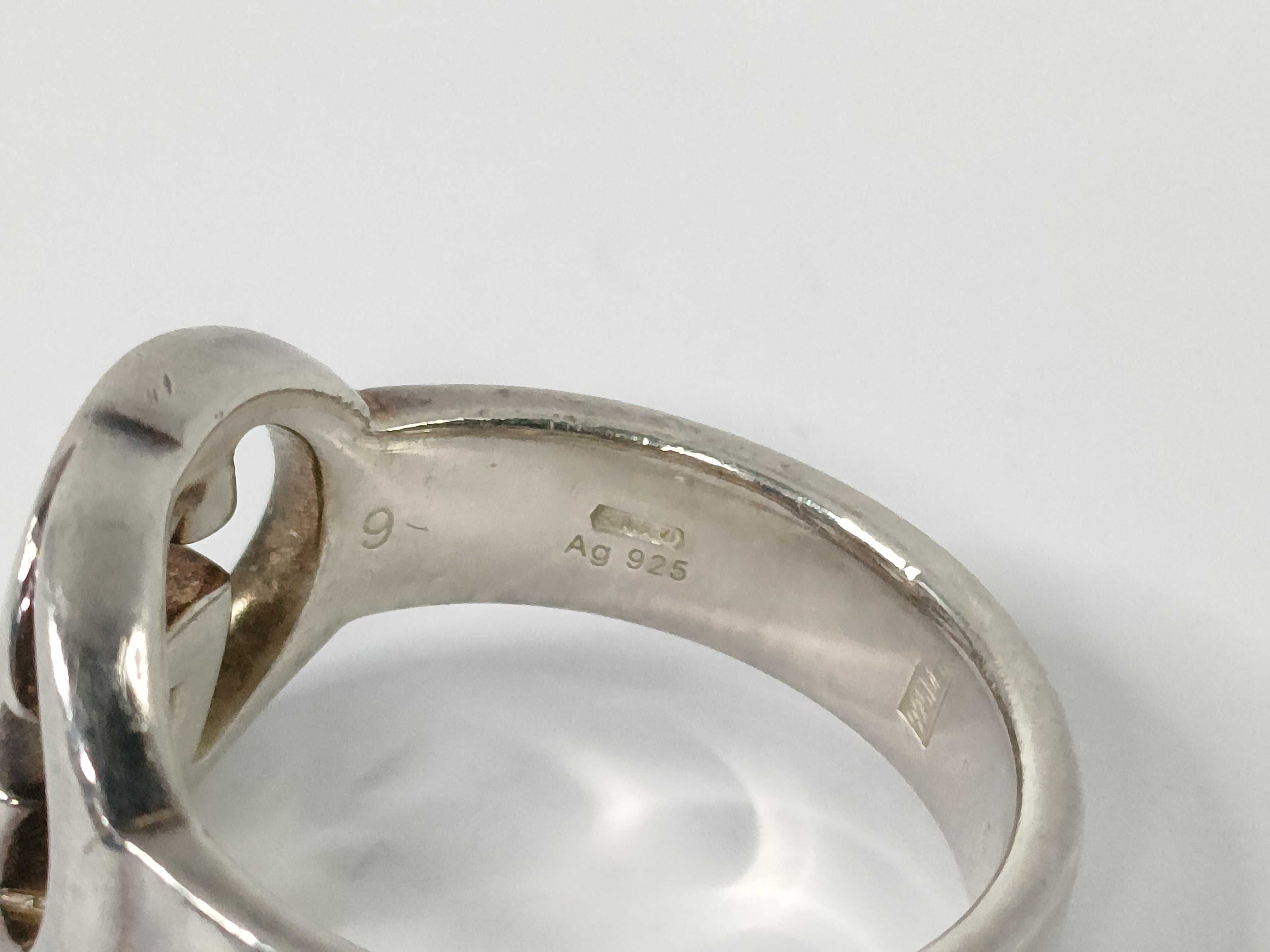 Interlocking G Sterling Silver 925 Ring — view 4