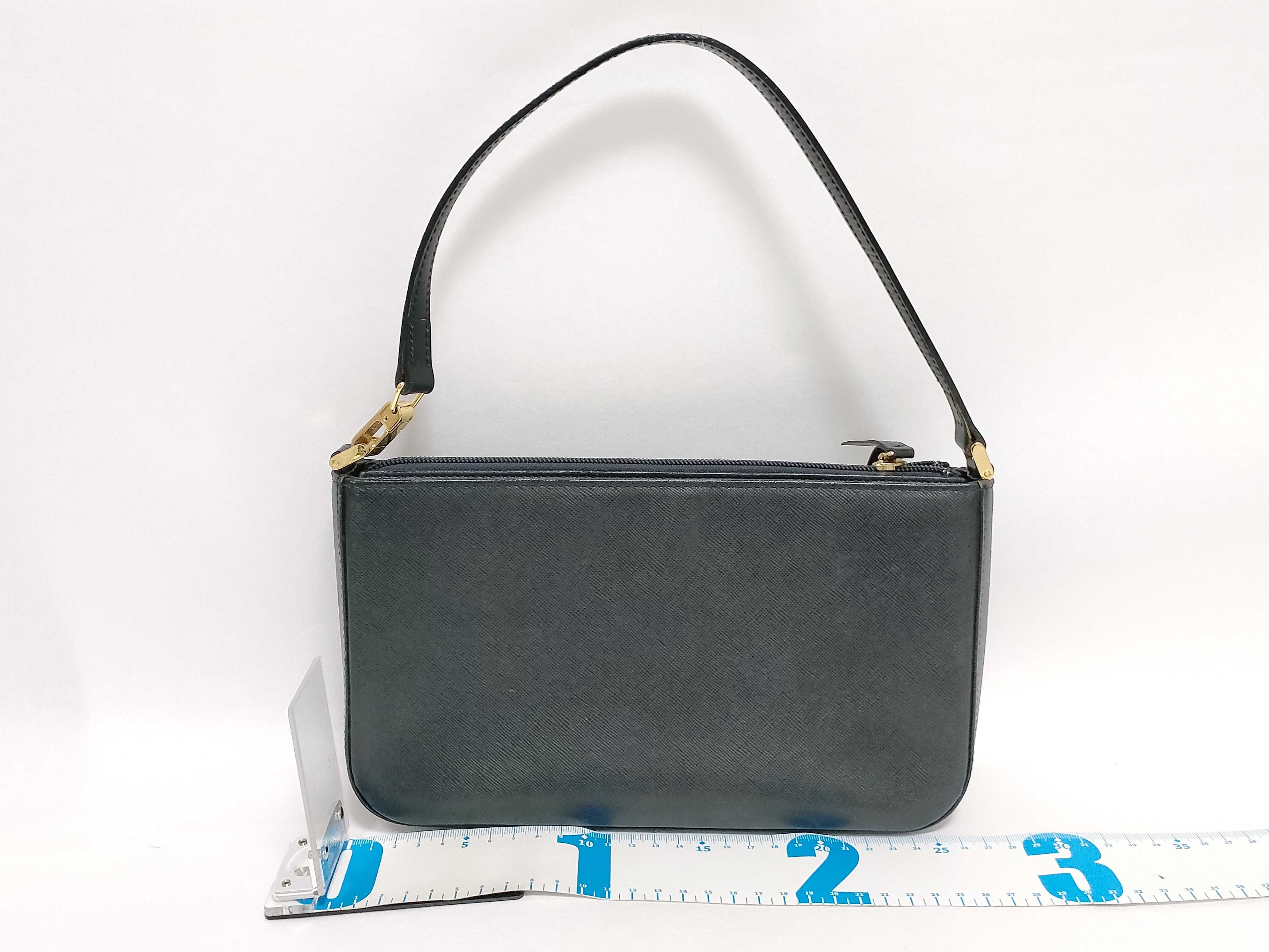 Saffiano Handbag, Black Shoulder Bag — view 2