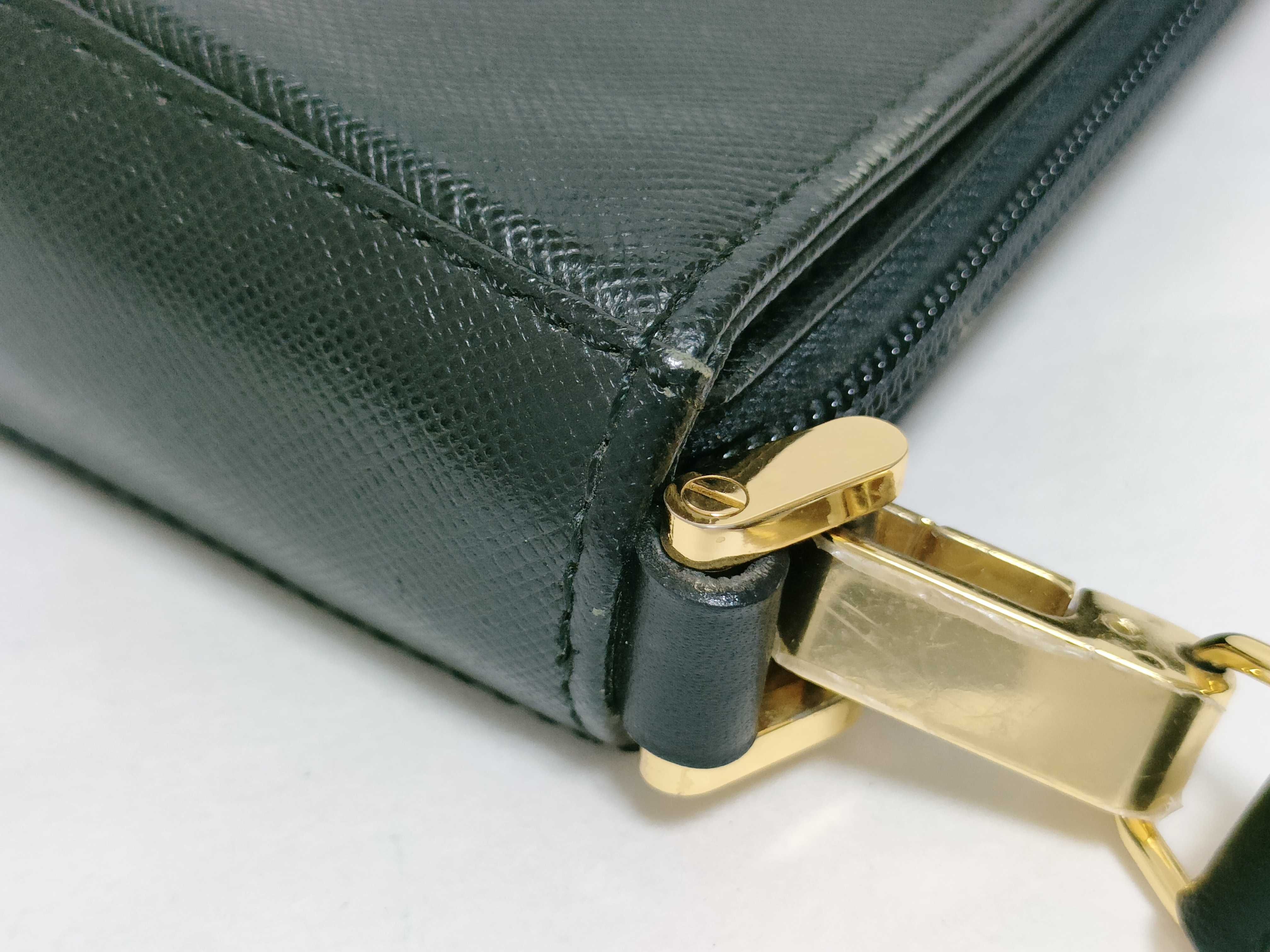 Saffiano Handbag, Black Shoulder Bag — view 5
