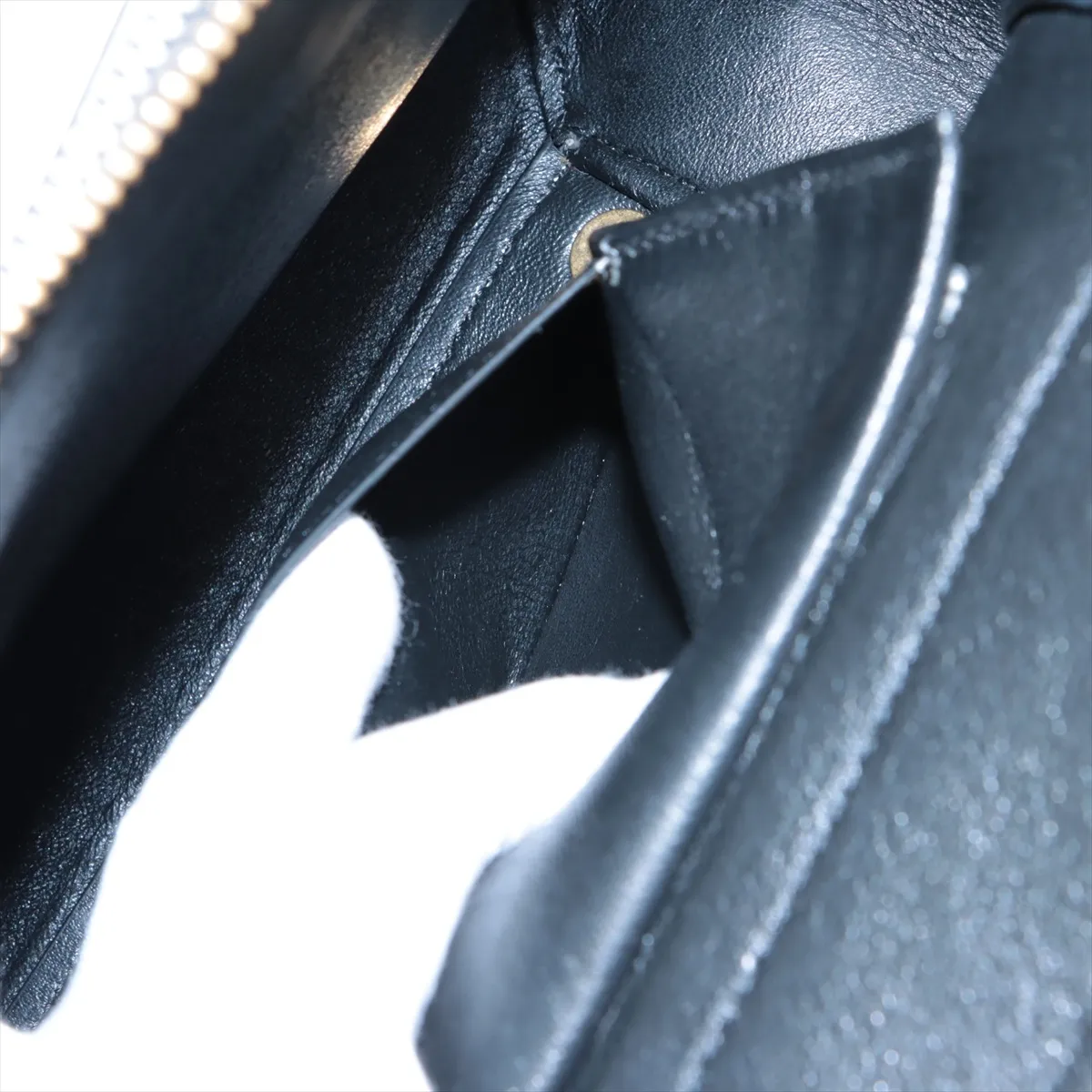 Belt Bag Mini Canvas x Leather 2-Way Handbag Gray x Black — view 10